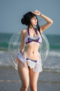 Coser@UmekoJ – Tifa Lockhart Swimsuit – Final Fantasy
