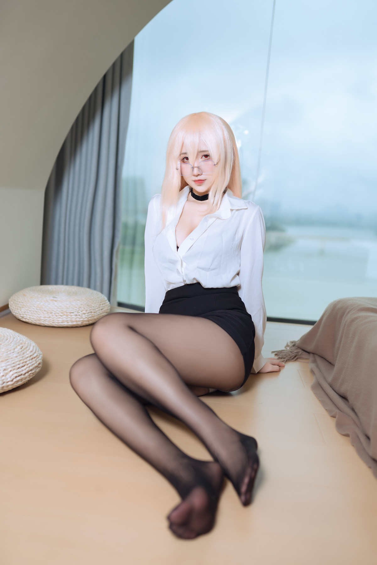 Cosplay 九曲Jean 怨仇OL(30P)
