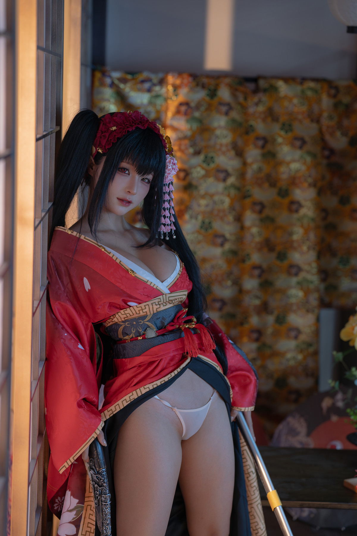 Cosplay 蠢沫沫Chunmomo 狂三和服 Kurumi Set.01(48P)