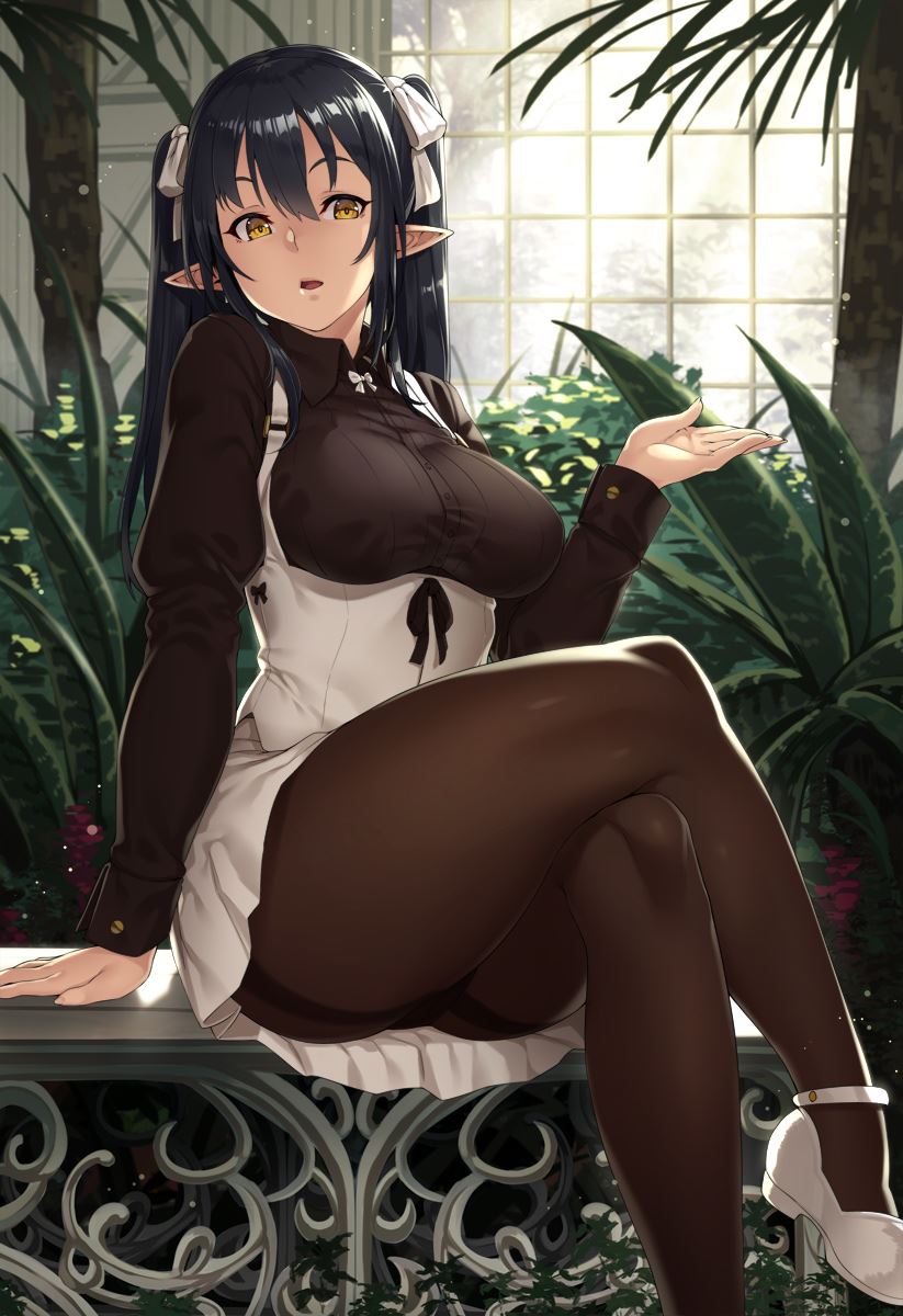 动漫少女唯美图片 修长美腿让人无法离开视线