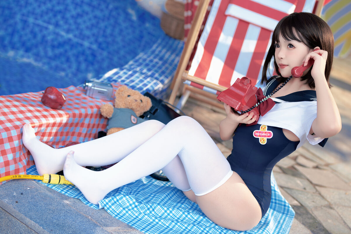 Coser@Bangni邦尼 – 反差JK泳装 Part01 (50P – 7V)