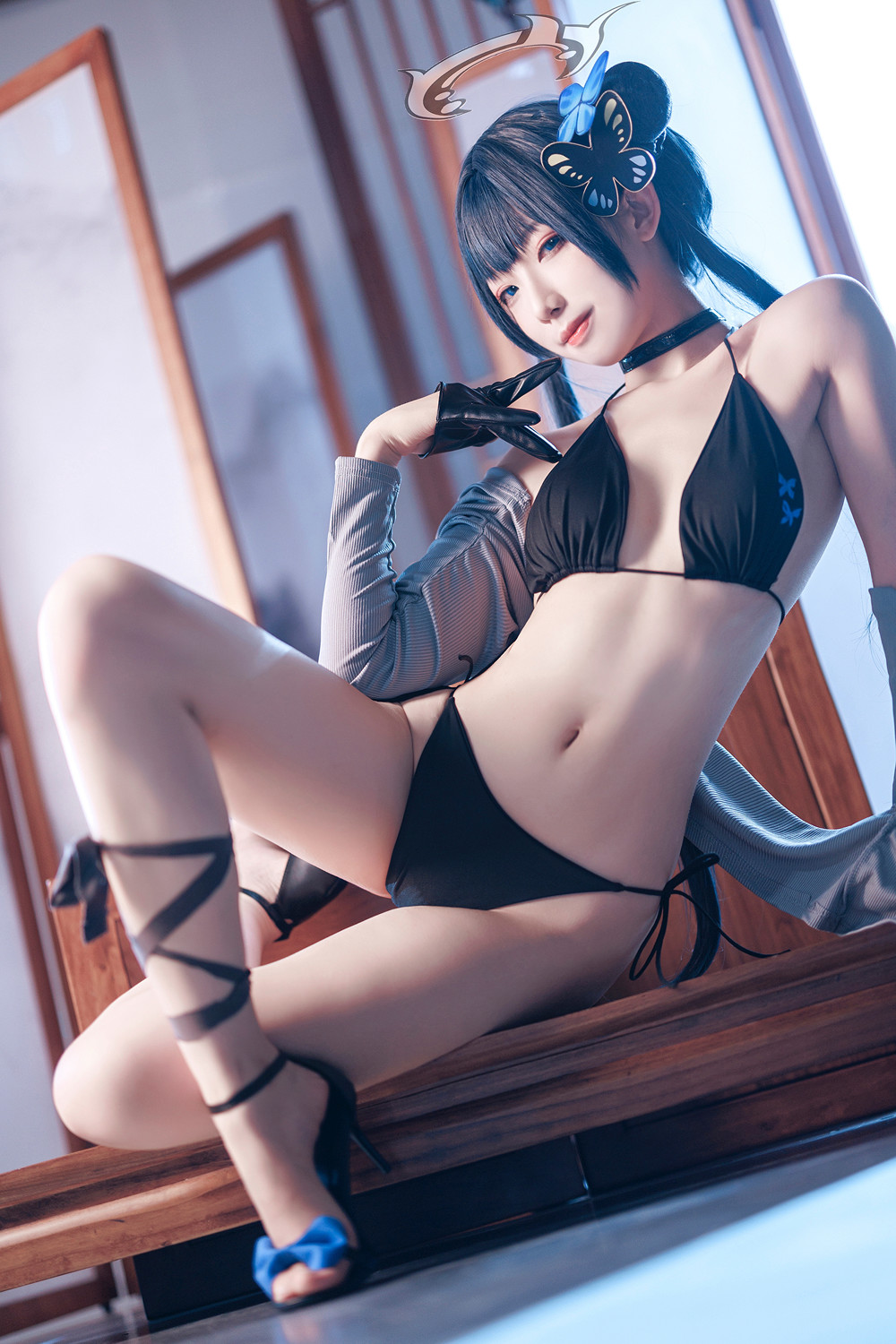 Cosplay 封疆疆v – 碧蓝档案 妃咲 泳装