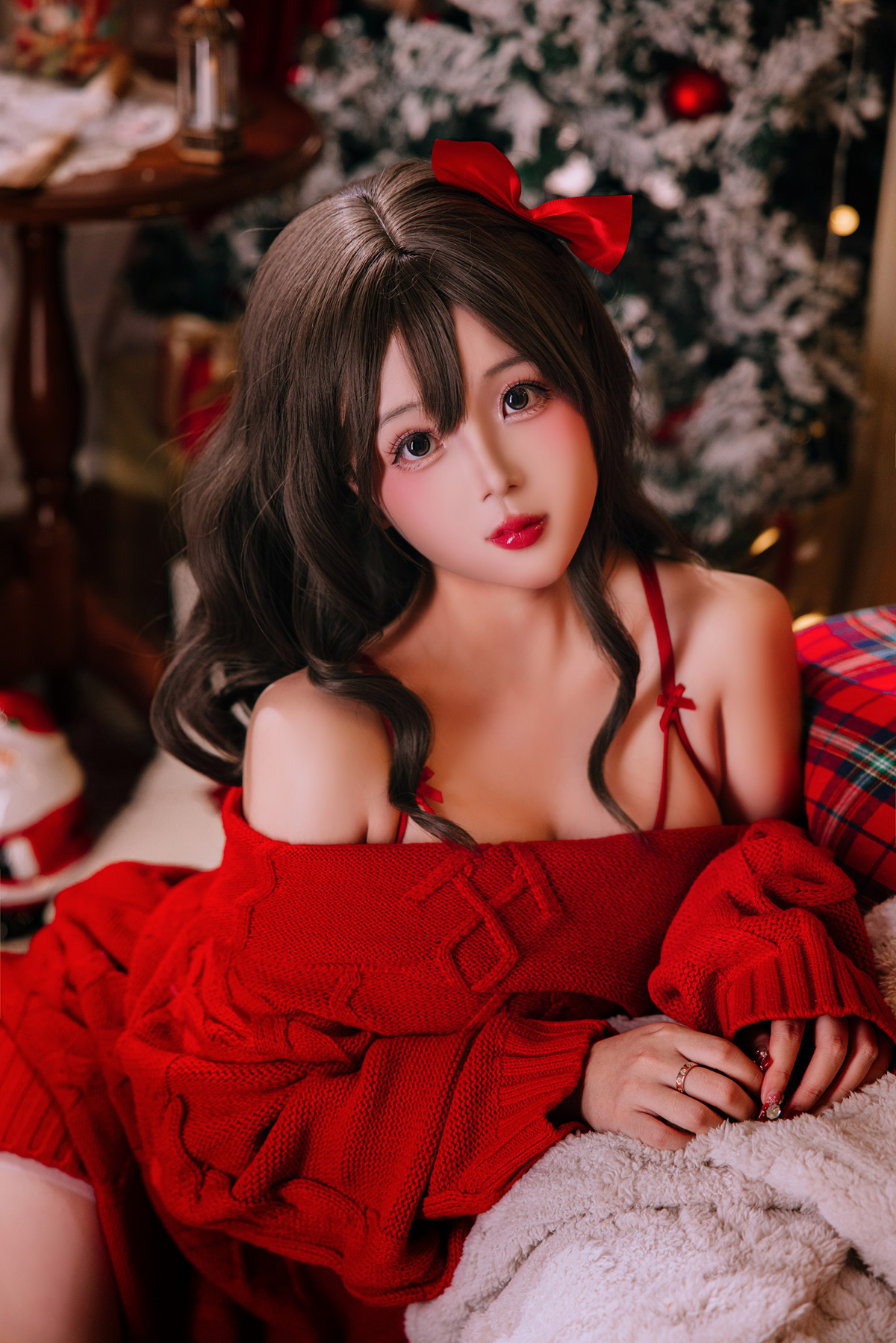 Cosplay Rinaijiao日奈娇 圣诞毛衣A+B(70P)