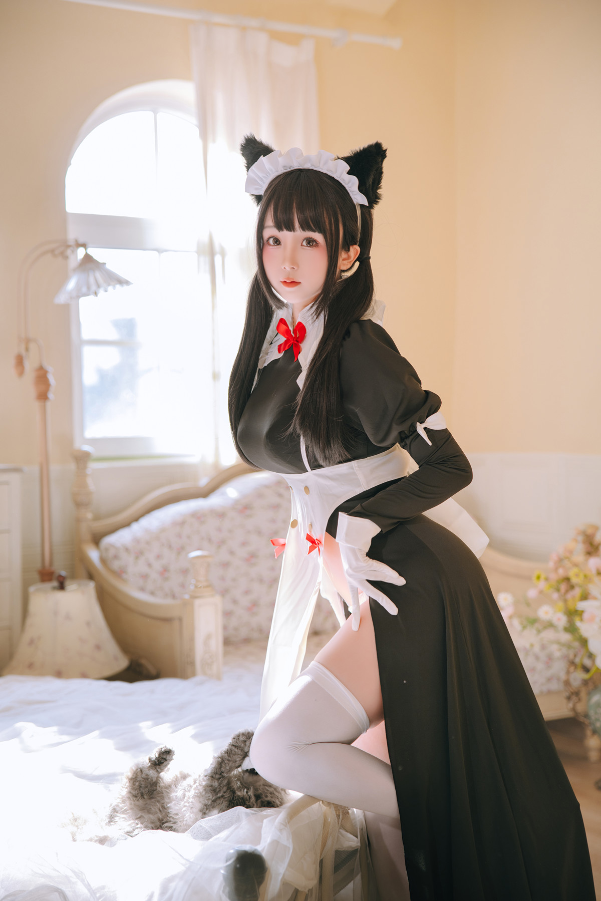 Cosplay Rinaijiao日奈娇 猫娘女仆 Set.01(45P)