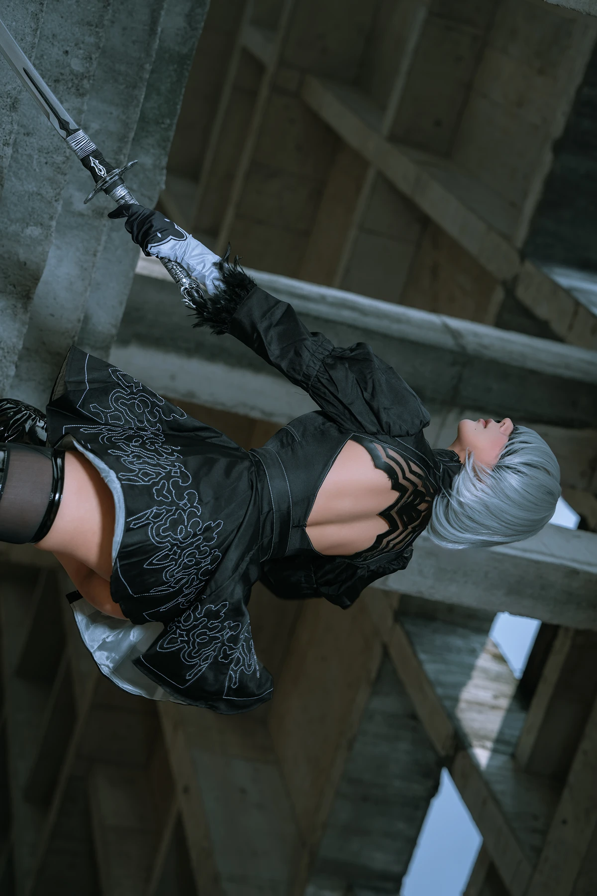 Cosplay 云溪溪Yunx1x1 & 奶桃 – 2B本 YoRHa No.2 Type B 下 Set.04