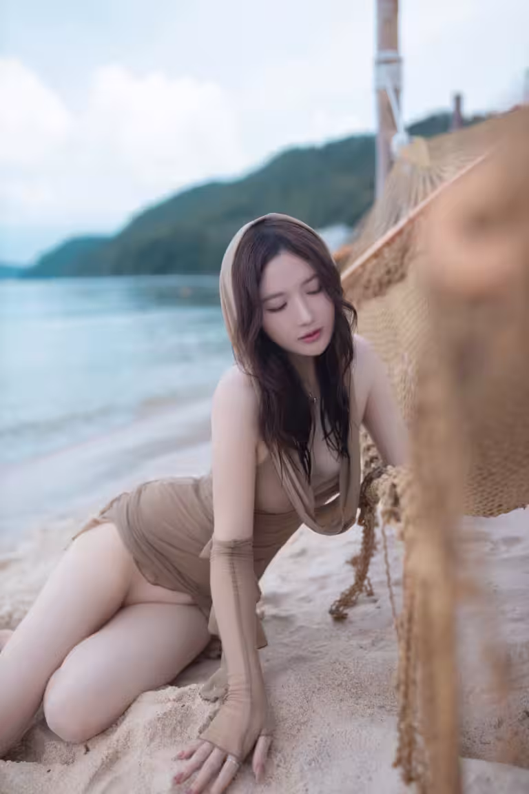 (Cosplay) 魚子醬雨後海灘寫真 (107P)