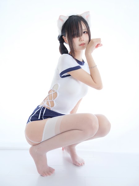 Coser@五更百鬼 舰长 体操服 猫耳