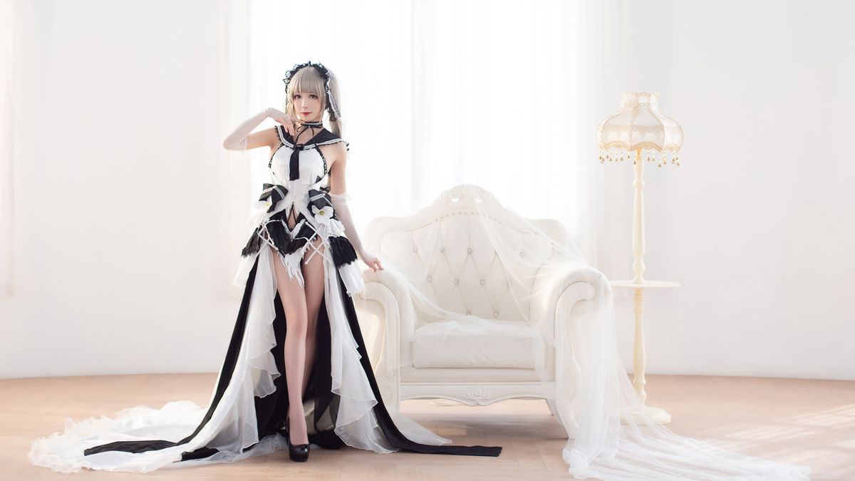 Coser@Tomoyo酱 – 碧蓝 可畏礼服 (28P)
