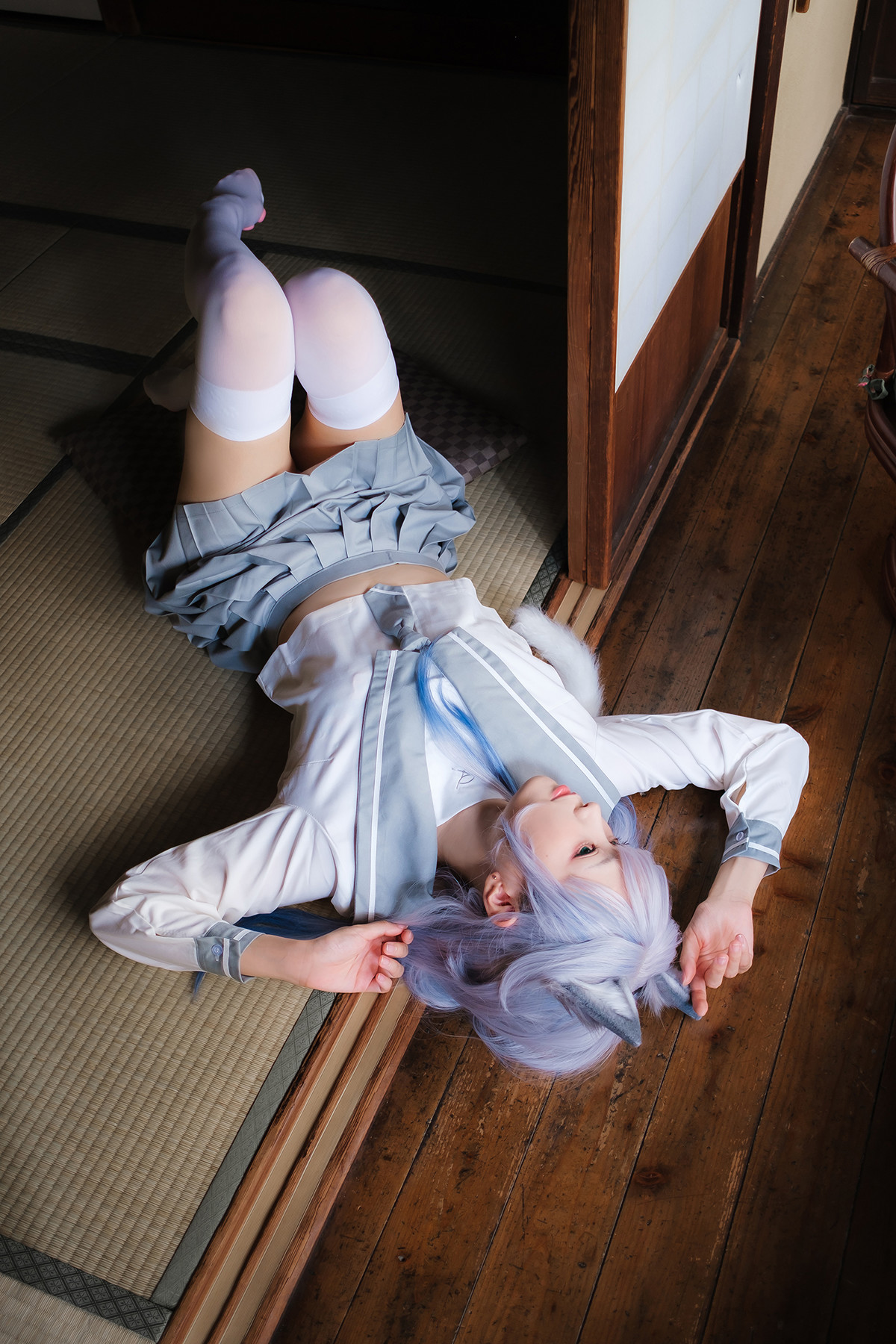 Cosplay ElyEE子 Veranda White Cat緣廊白貓(37P)