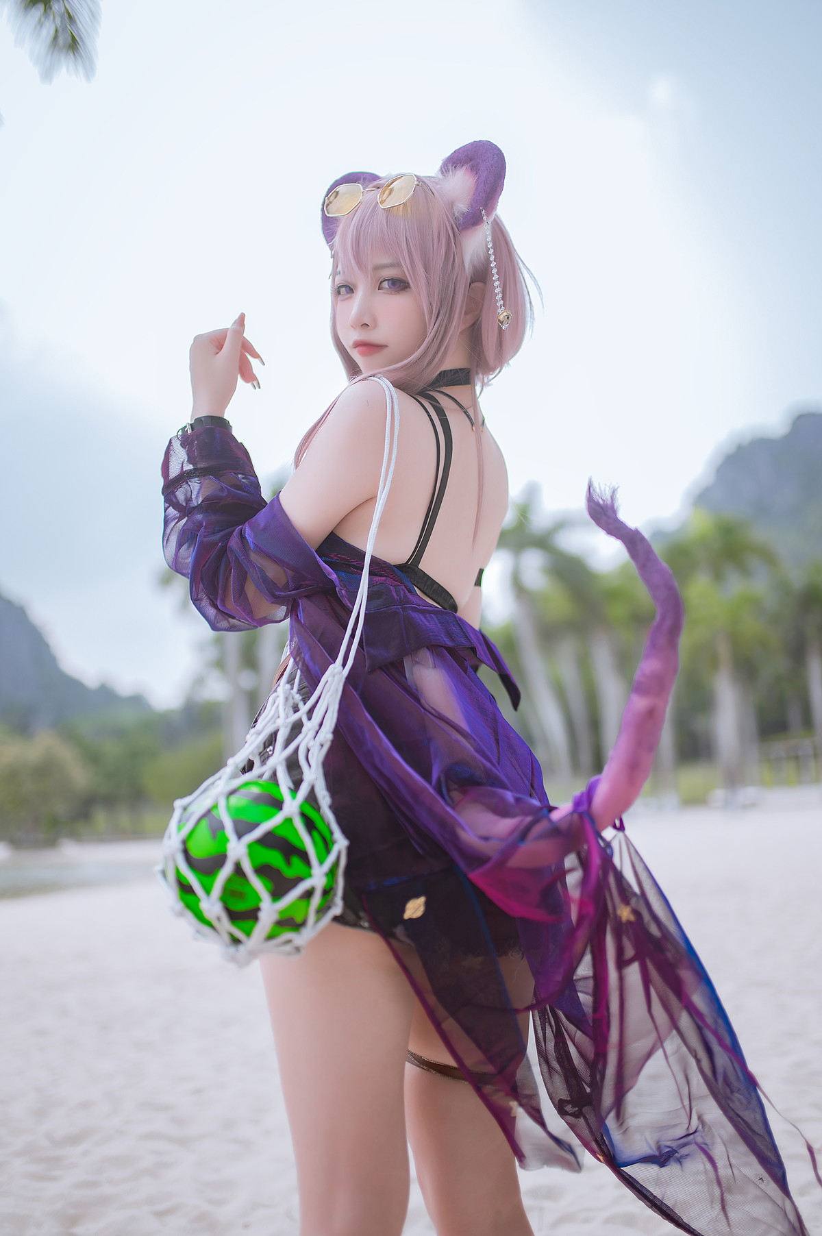 Cosplay 二佐Nisa 《泰拉夏日纪事》 佐佐林雨霞(45P)
