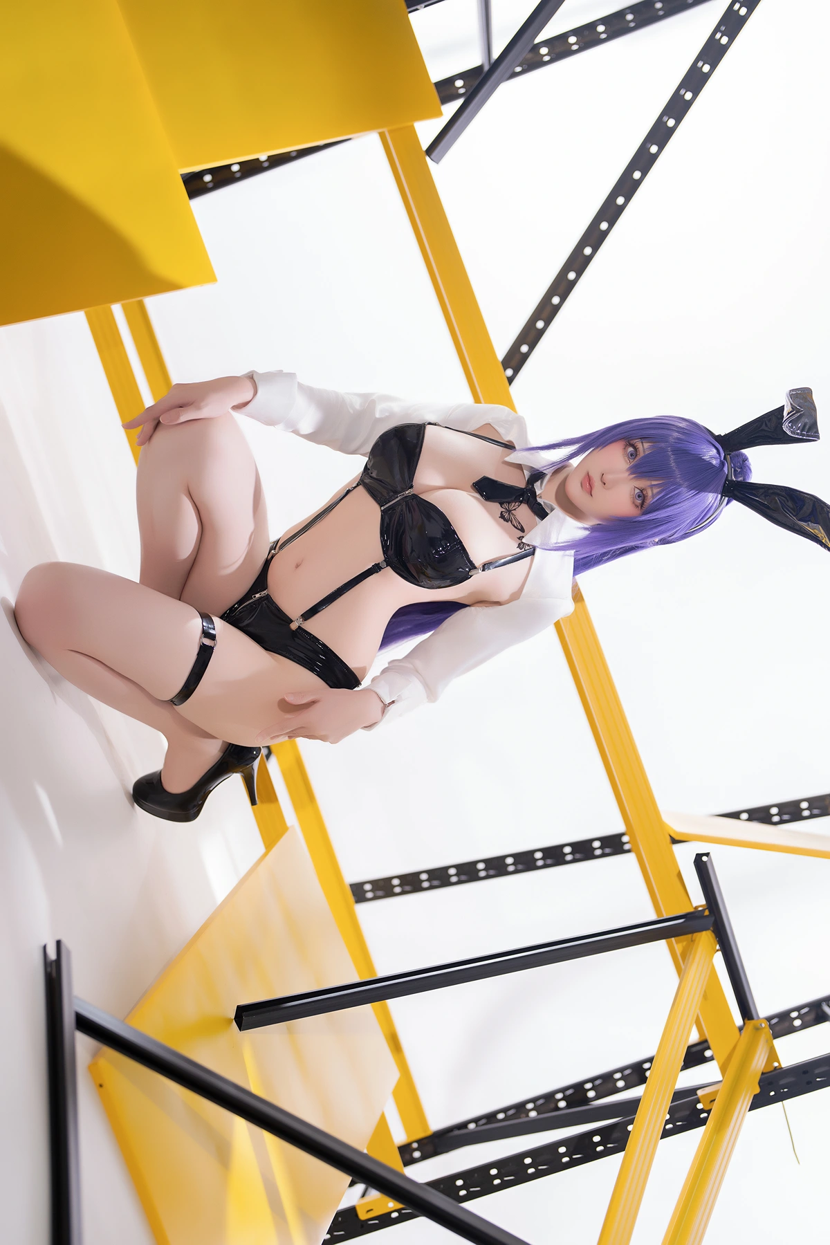 Cosplay 星之迟迟Hoshilily – 尼尔同人 2B学姐服