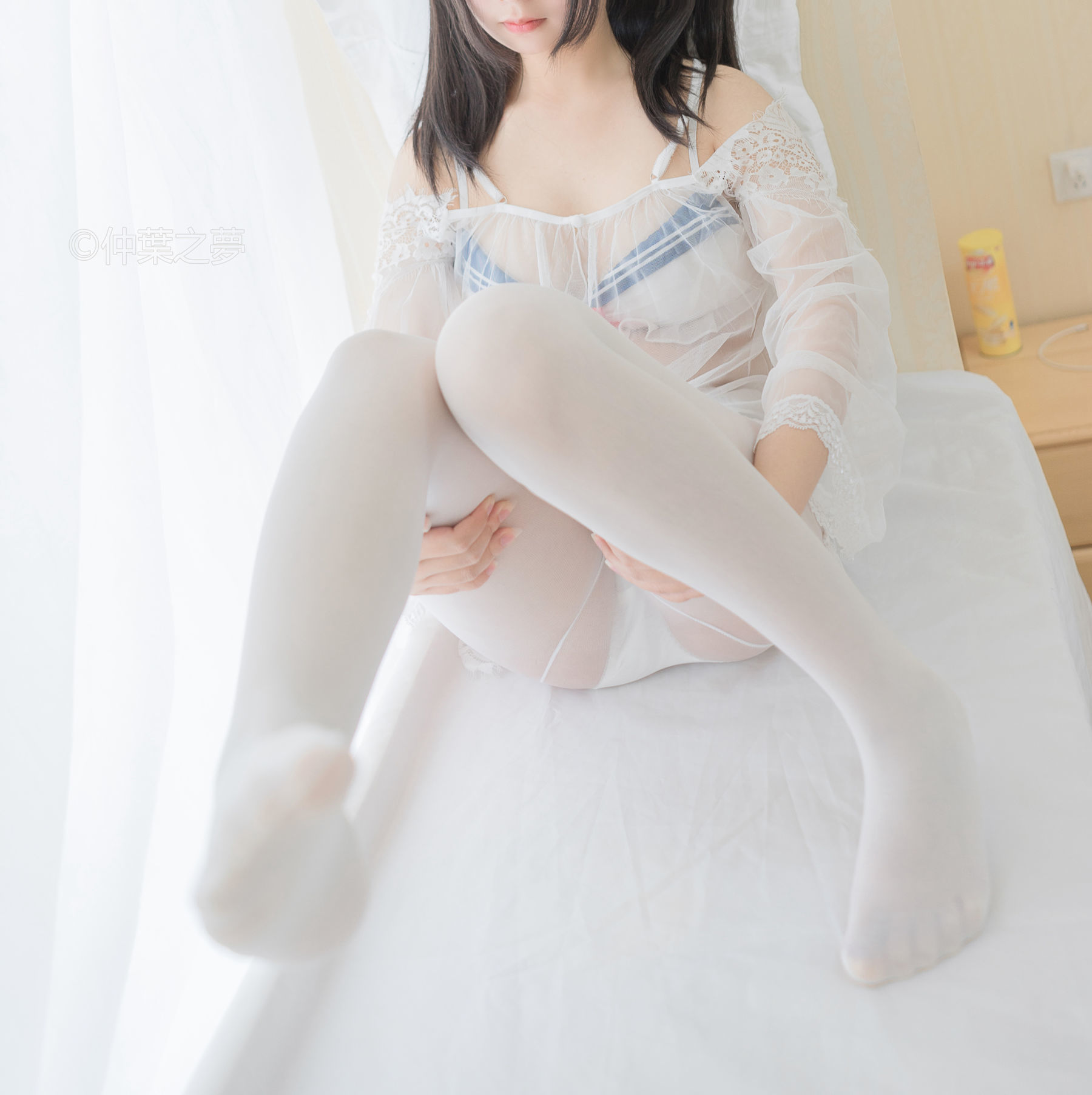 [轻兰映画] Grand.004 美代Miyo 透明白纱