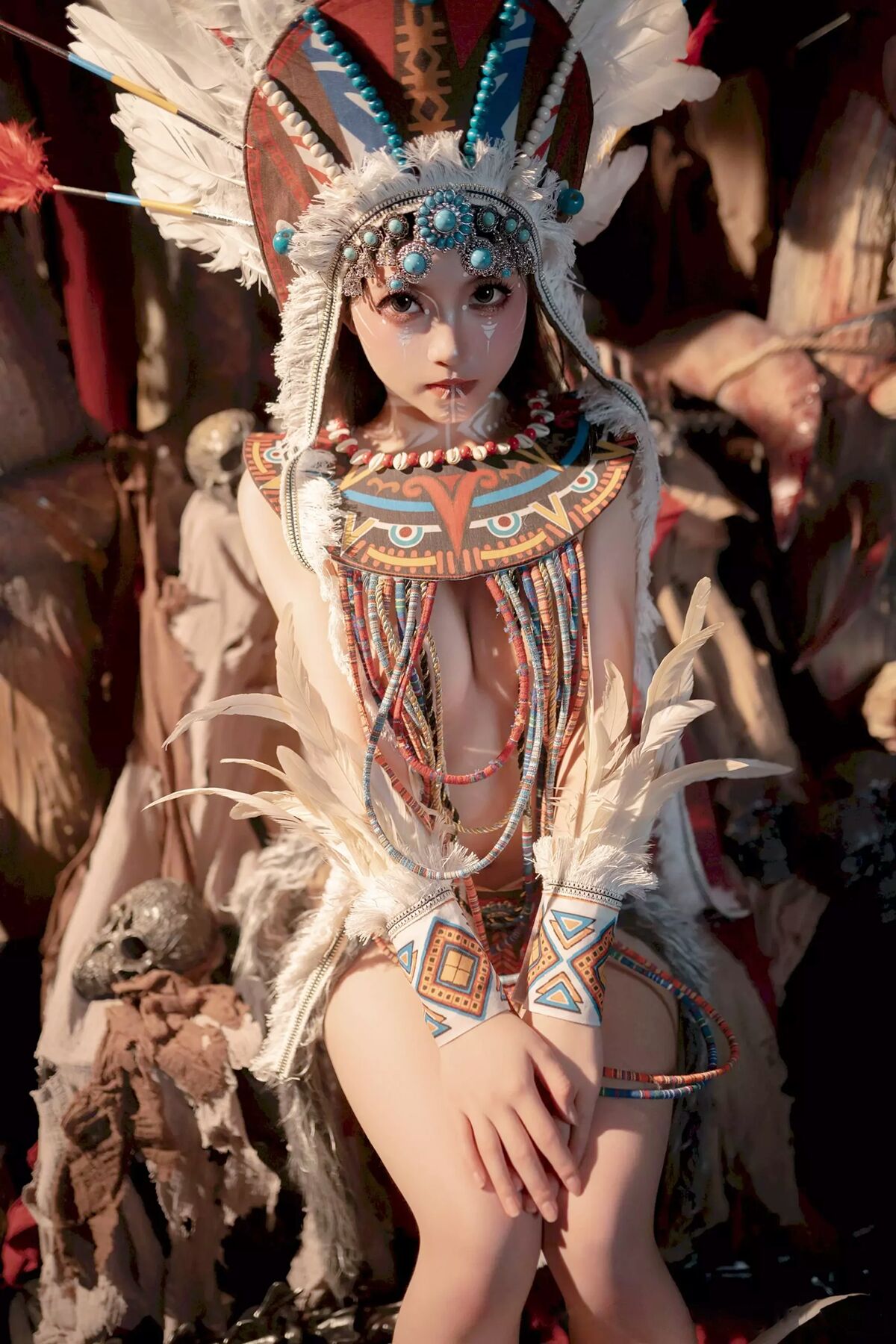 Coser@Bangni邦尼 – 印第安 紫舞龙 Part1 (51P)
