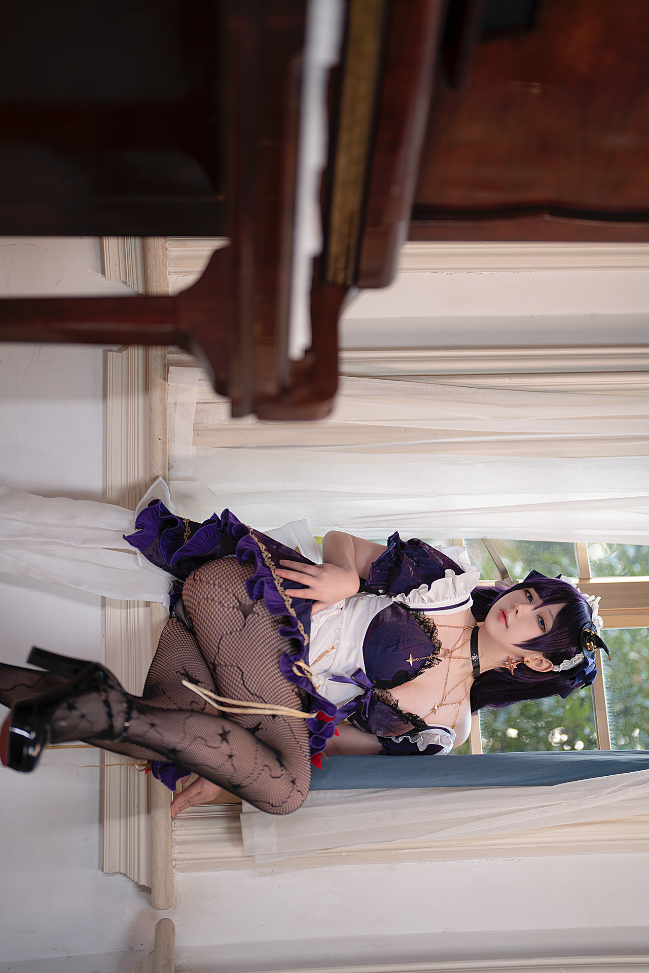 Cosplay 樱梨梨 莫娜女佣
