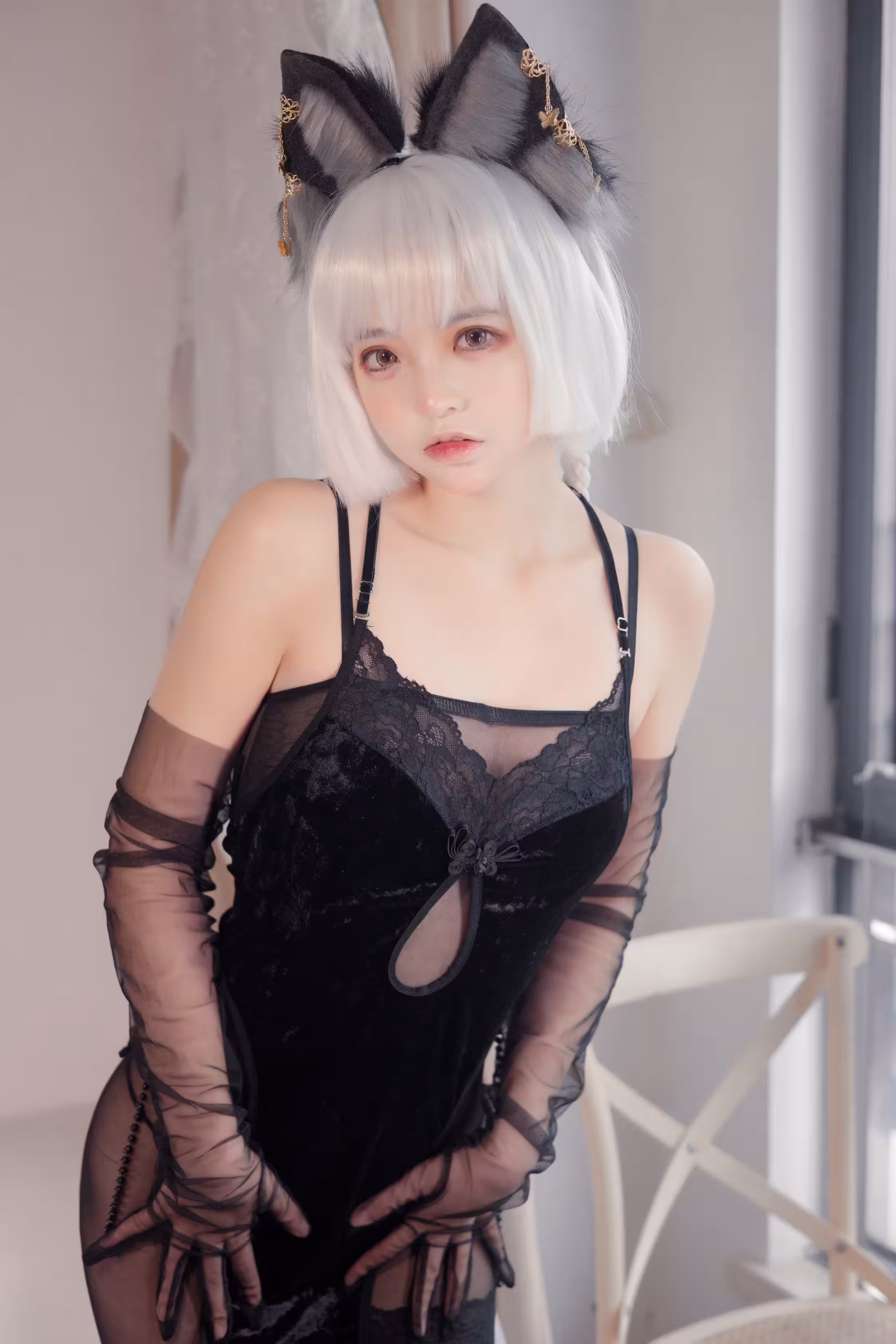 瘋貓ss – Qipao Girl 旗袍少女 (21P)