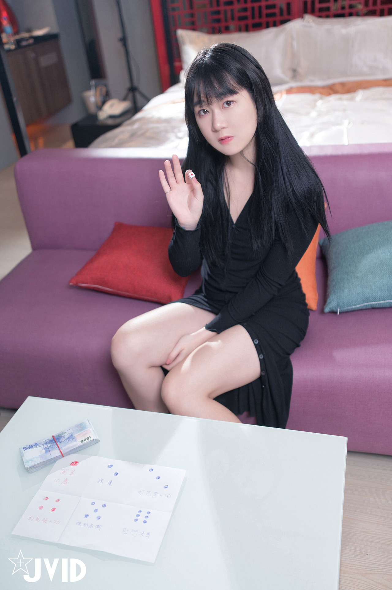 JVID Joanna 喬安 全裸露點無遮(51P)