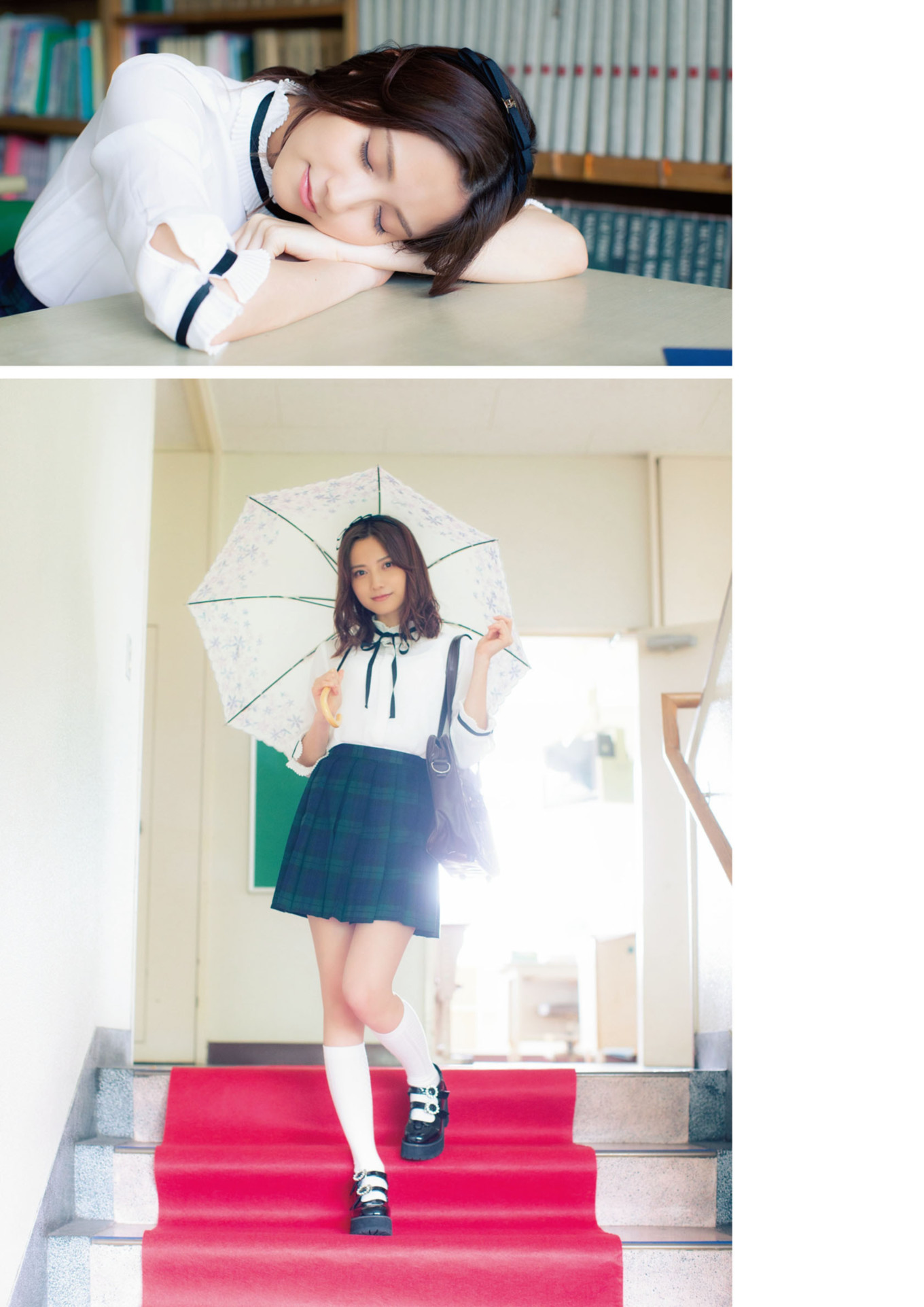 Nashiko Momotsuki 桃月なしこ, Miyu Kishi 岸みゆ, ENTAME増刊 2021.10 魁!! ゼロイチ学園ビジュアルブック