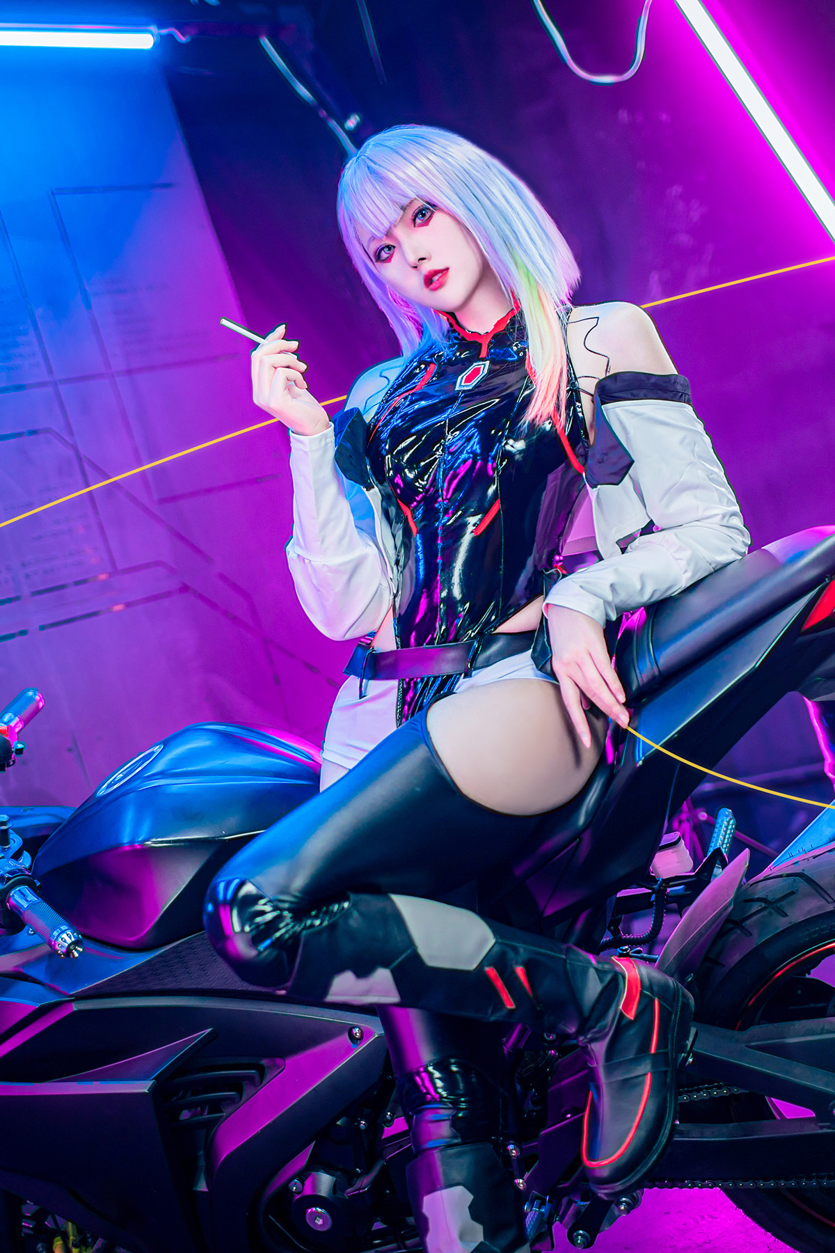 Cosplay Natsuko夏夏子 赛博朋克边缘行者Lucy(70P)