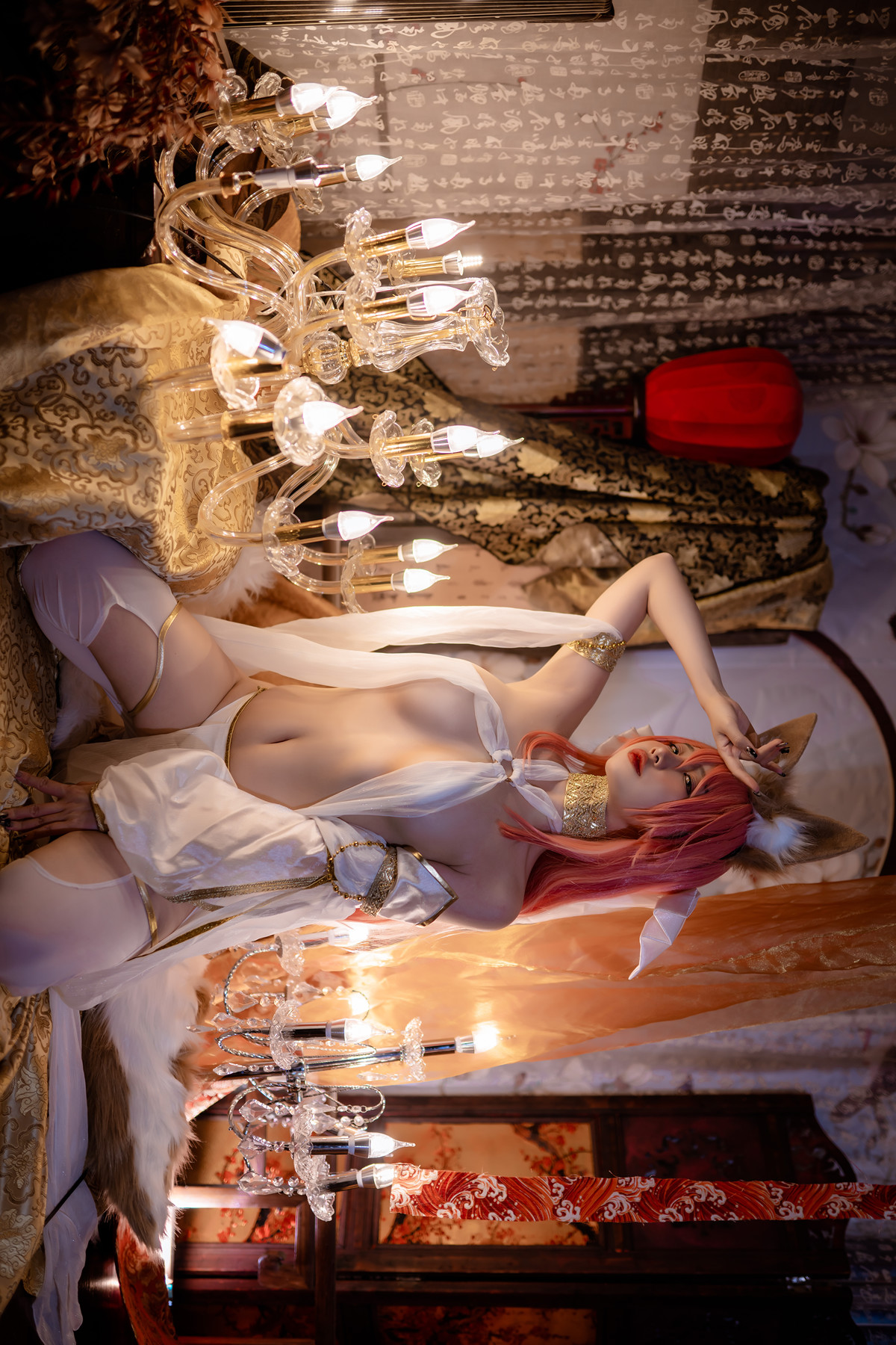 Cosplay 二佐Nisa 玉藻前同人舞娘(45P)
