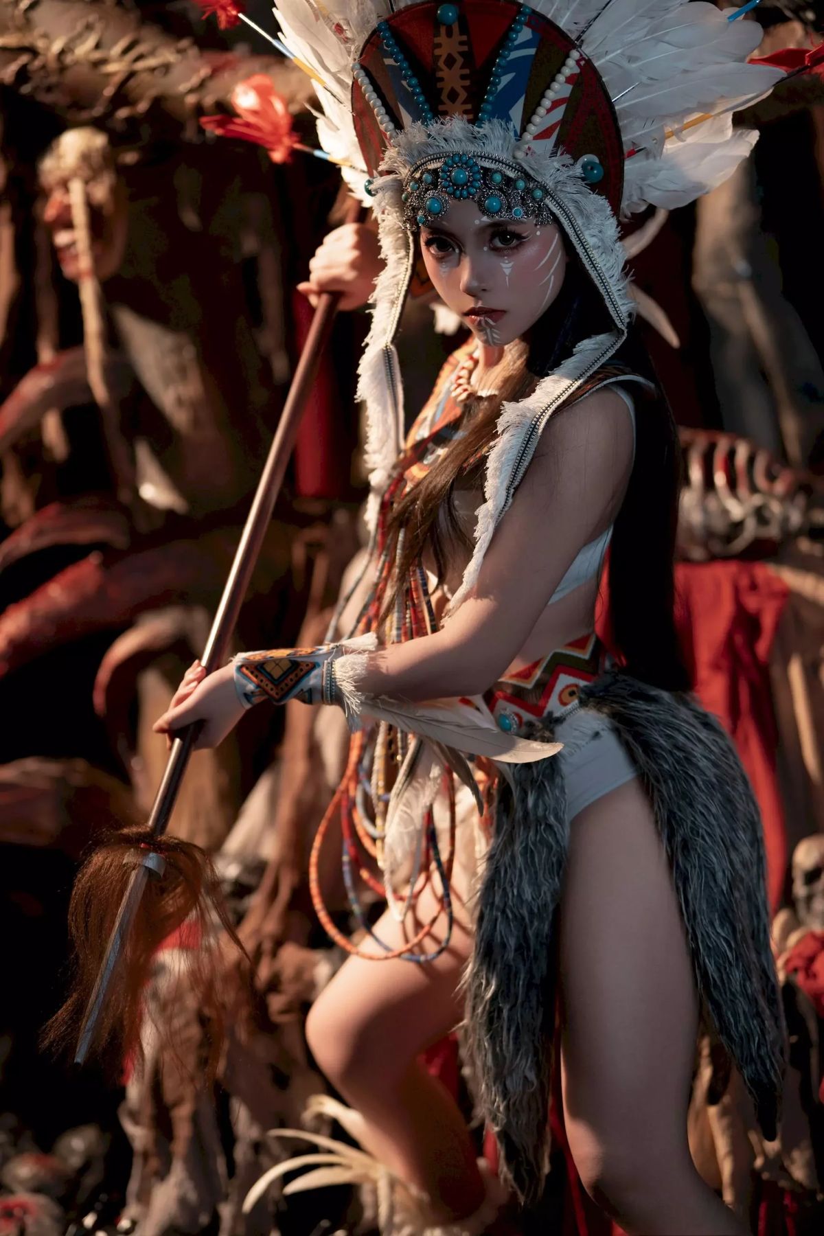 Coser@Bangni邦尼 – 印第安 紫舞龙 Part1 (51P)