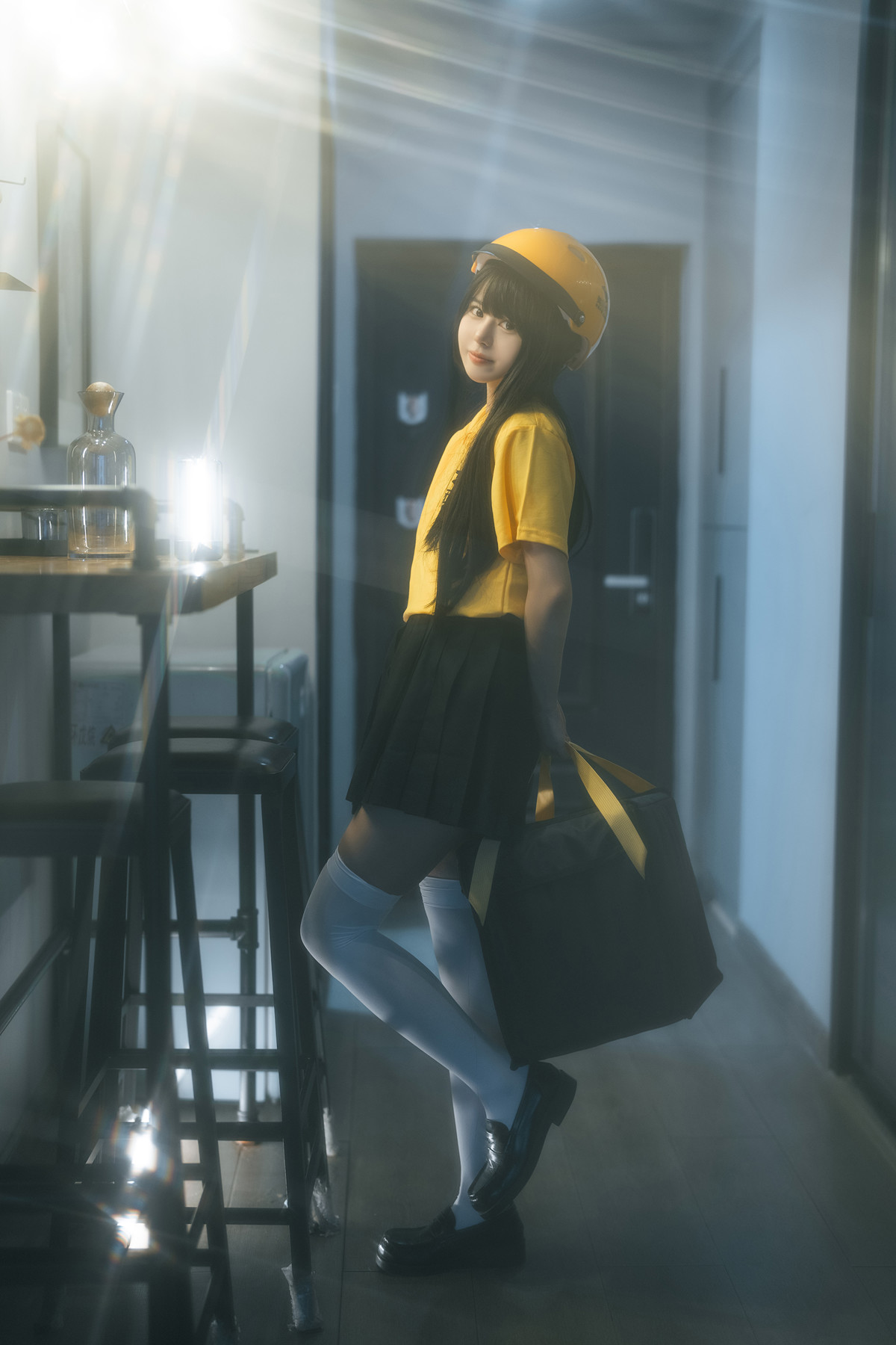 Cosplay Rua阮阮 外卖员 Delivery Girl(54P)