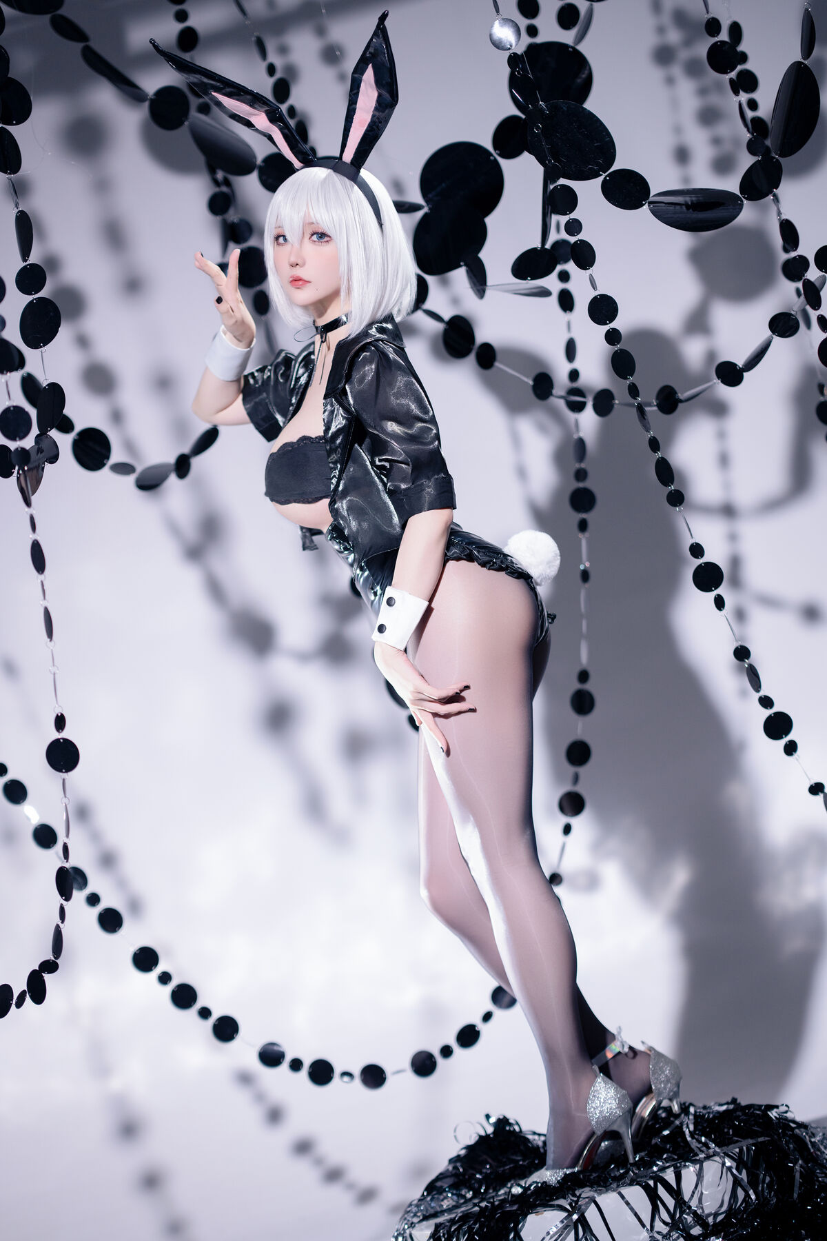 Coser@星之迟迟Hoshilily – 尼尔 机械纪元 2B 兔女郎 (35P)