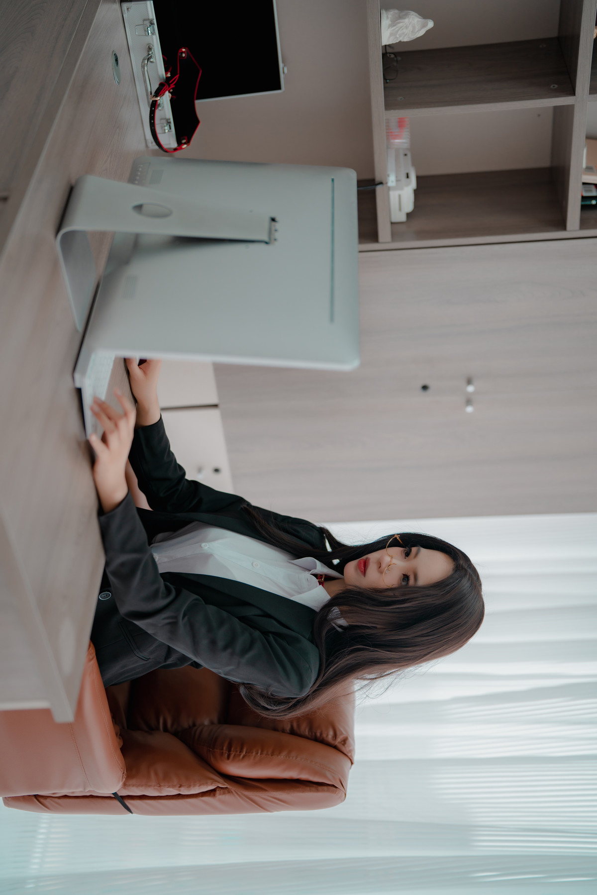 Cosplay 轩萧学姐 女社长 Set.01(45P)
