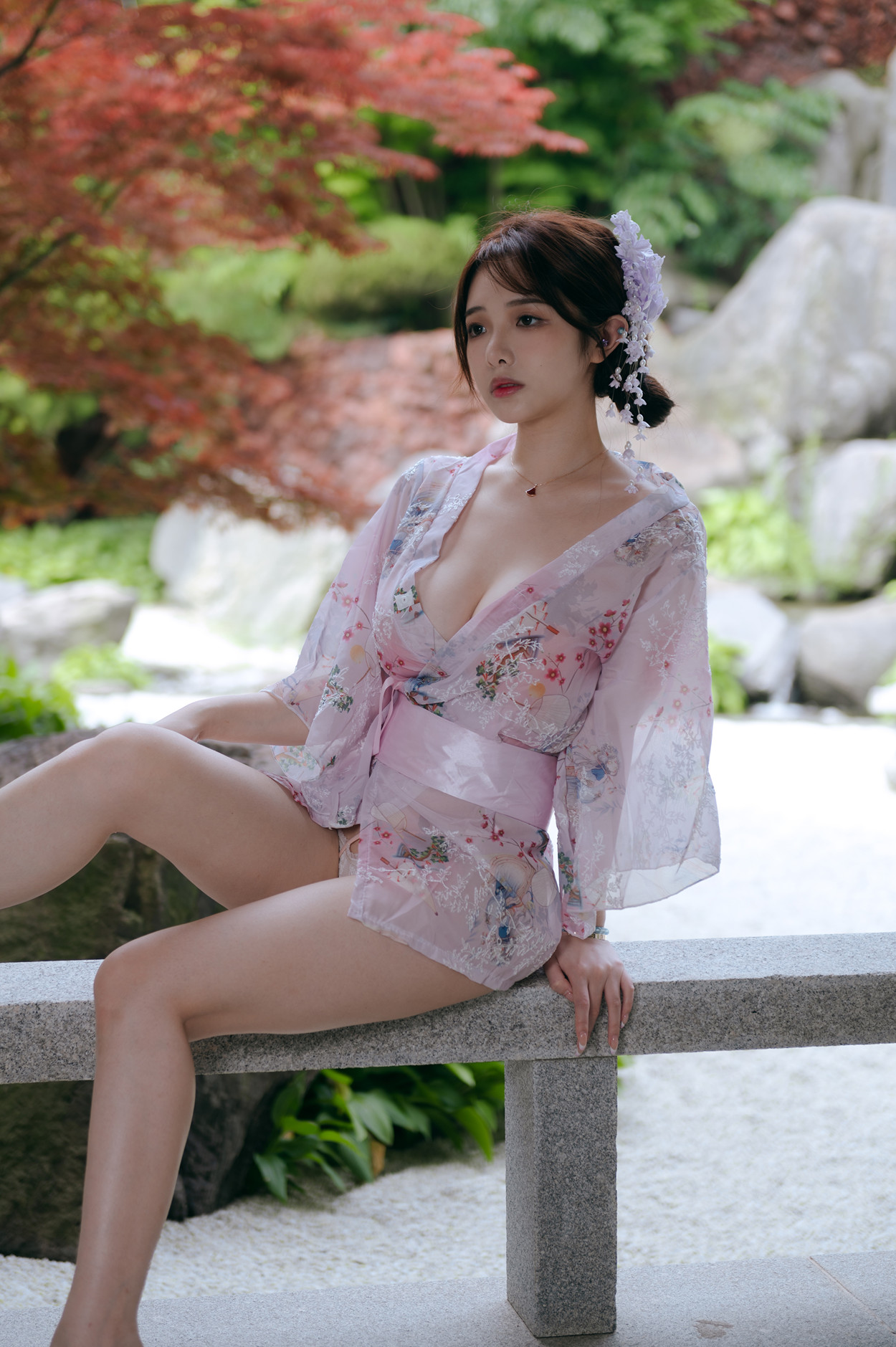 Cosplay 雯妹不讲道理 和风庭院 Set.02