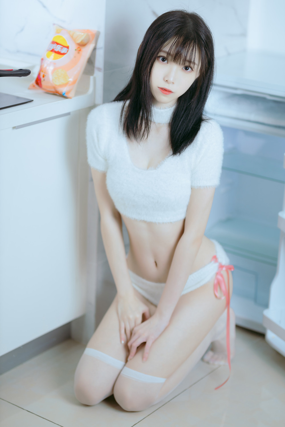 Cosplay 许岚LAN – 纯欲毛衣