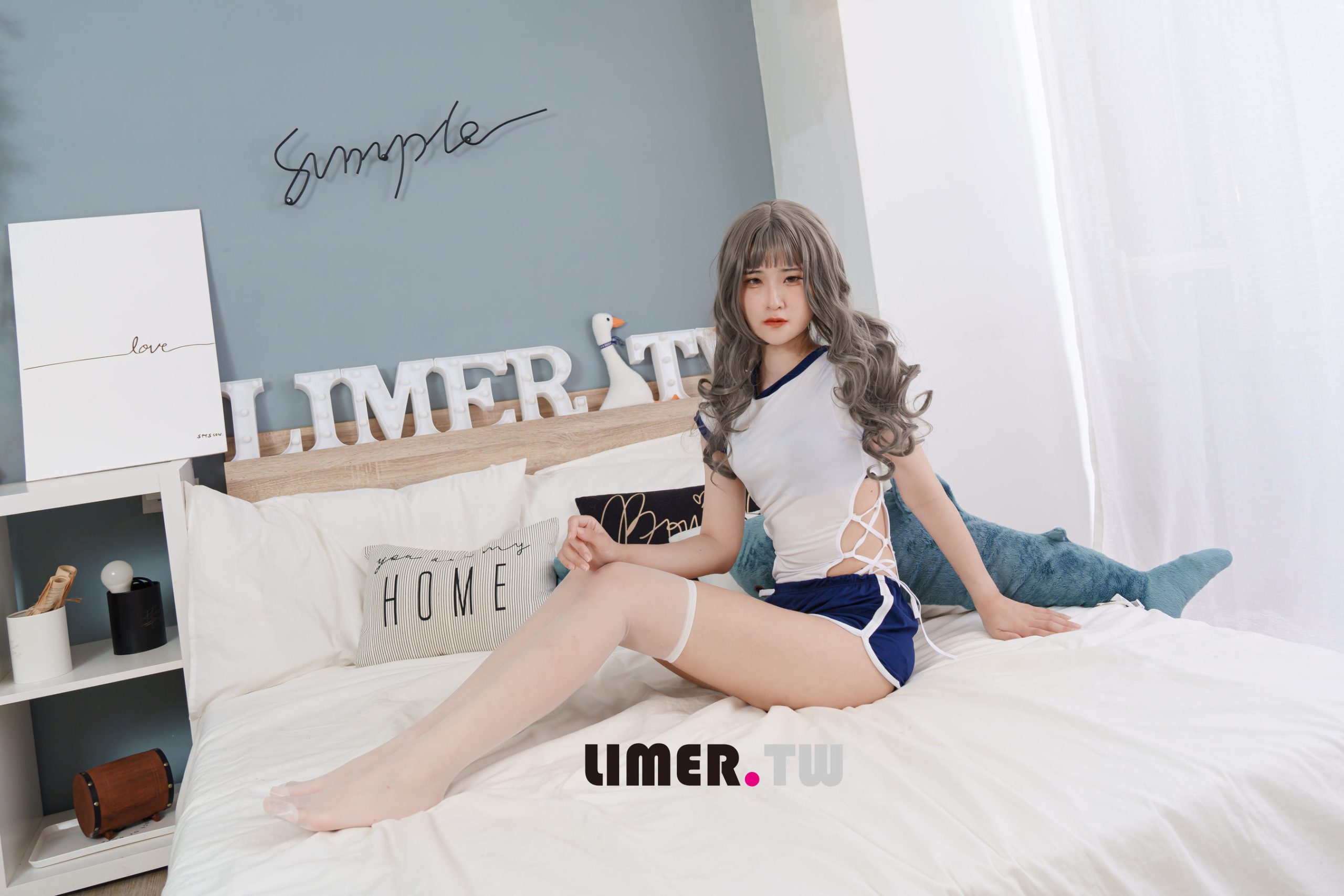 Limerence原创 No.090 7bao 体育服下 裸足＆白丝