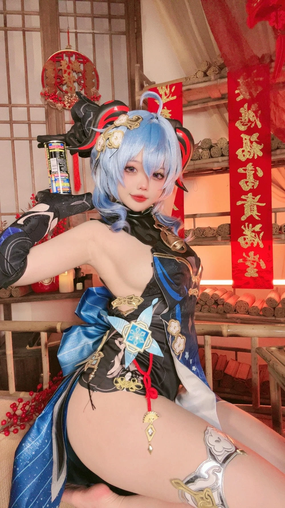 [網路收集系列]Coser@小瑤么么 – 甘雨海燈節禮服[40P]