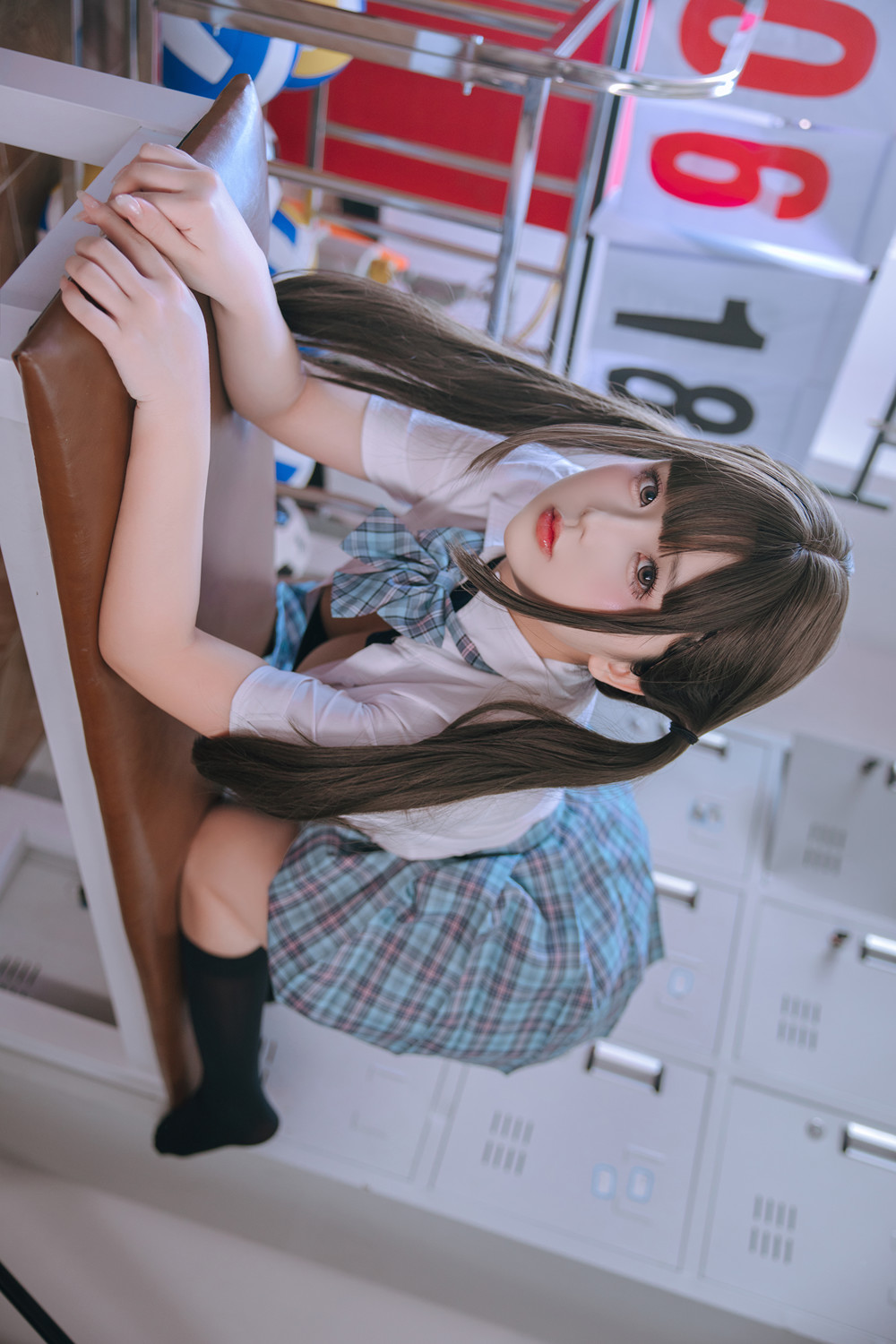 Cosplay Rinaijiao日奈娇 – 更衣室 Set.01