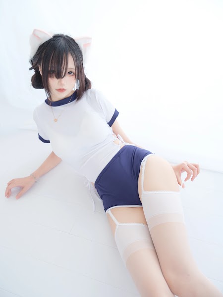Coser@五更百鬼 舰长 体操服 猫耳
