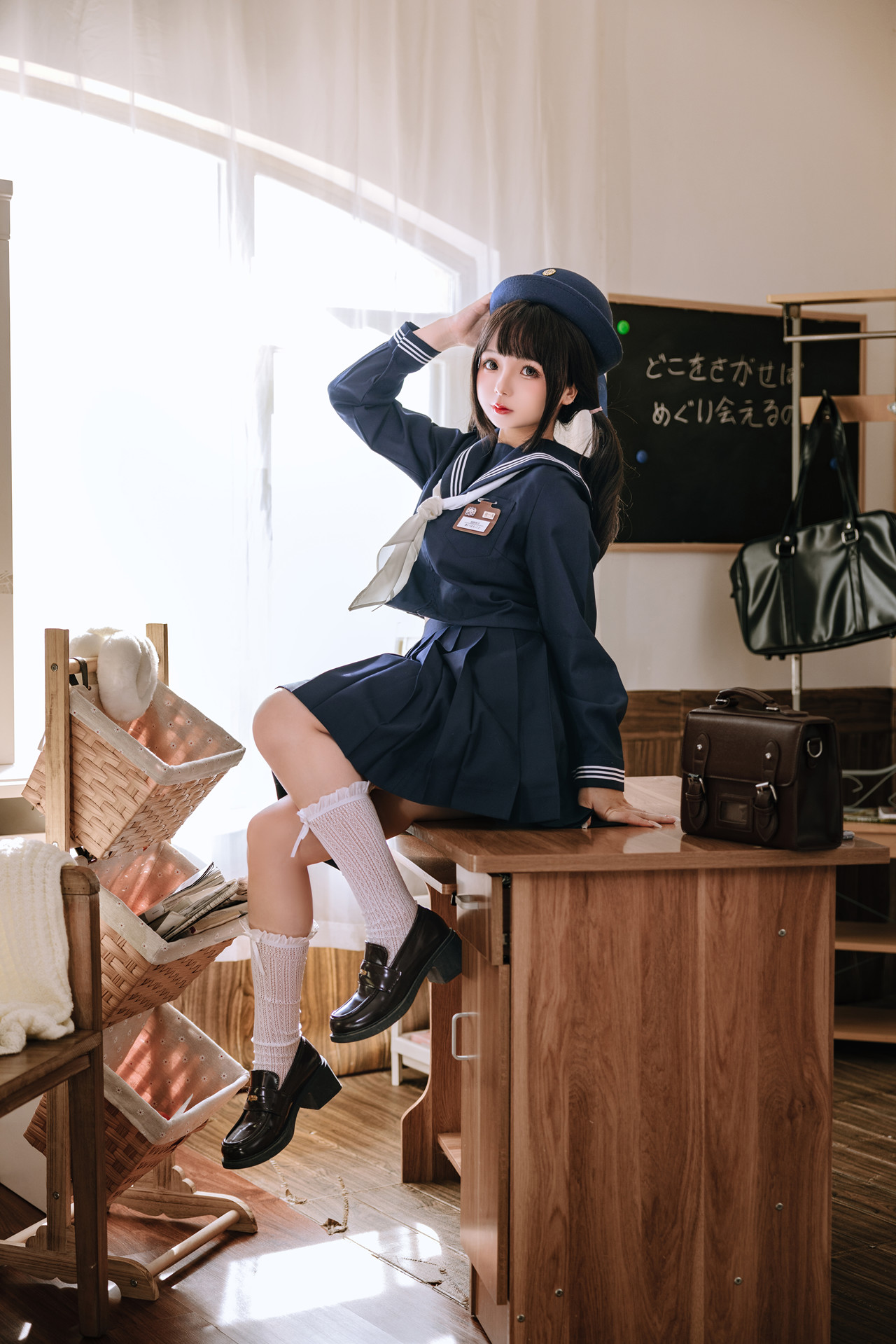 Cosplay Rinaijiao日奈娇 补习班(70P)