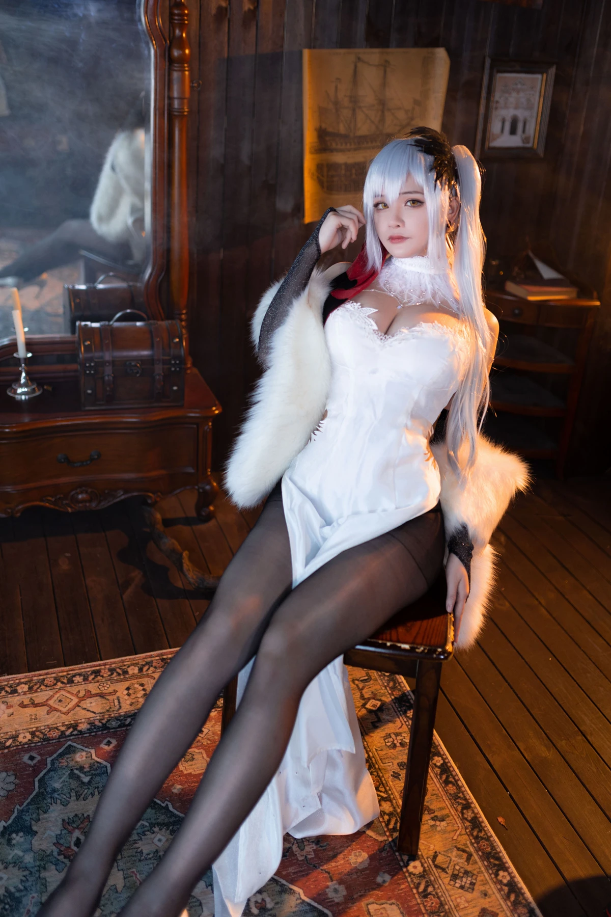 Cosplay 前羽_rr – 碧蓝航线 德雷克
