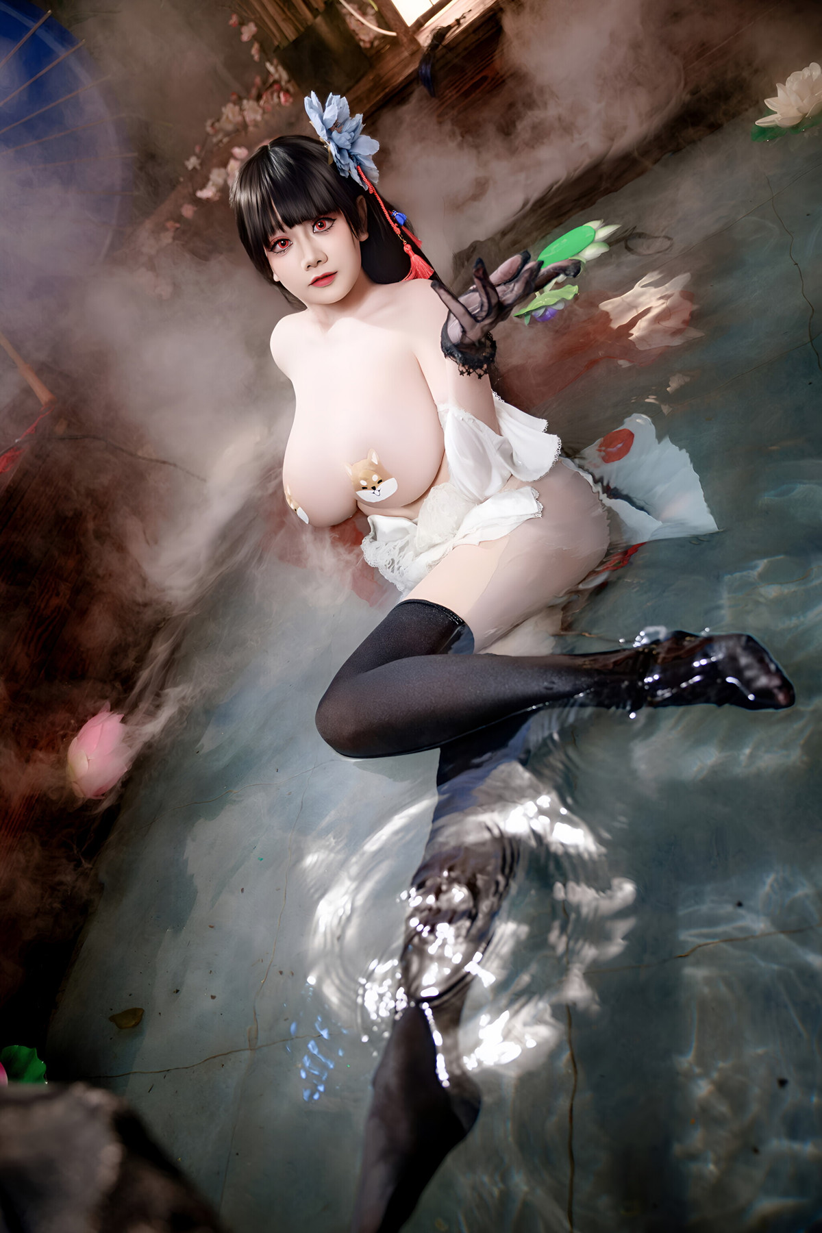 Cosplay 阿雪雪 – 碧蓝航线 逸仙 中式 Set.02