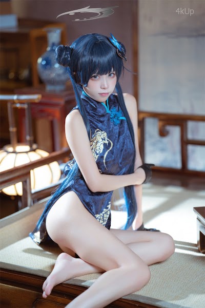 Coser@三無人型 蔚蓝档案 龙华妃咲 旗袍