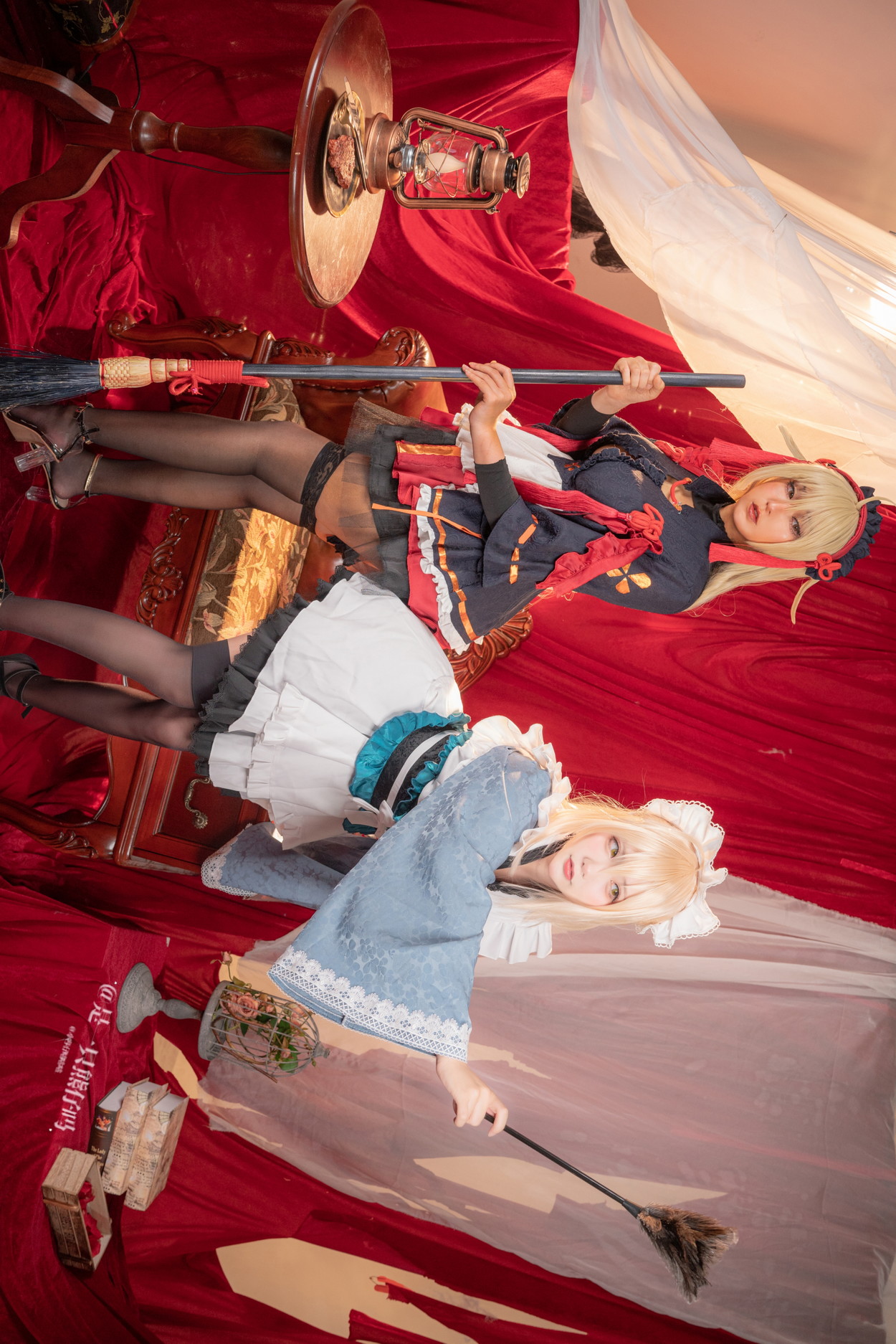 Cosplay 小容仔咕咕咕 w & 是一只熊仔吗 冲田总司 魔神冲田 双人绳艺(60P)