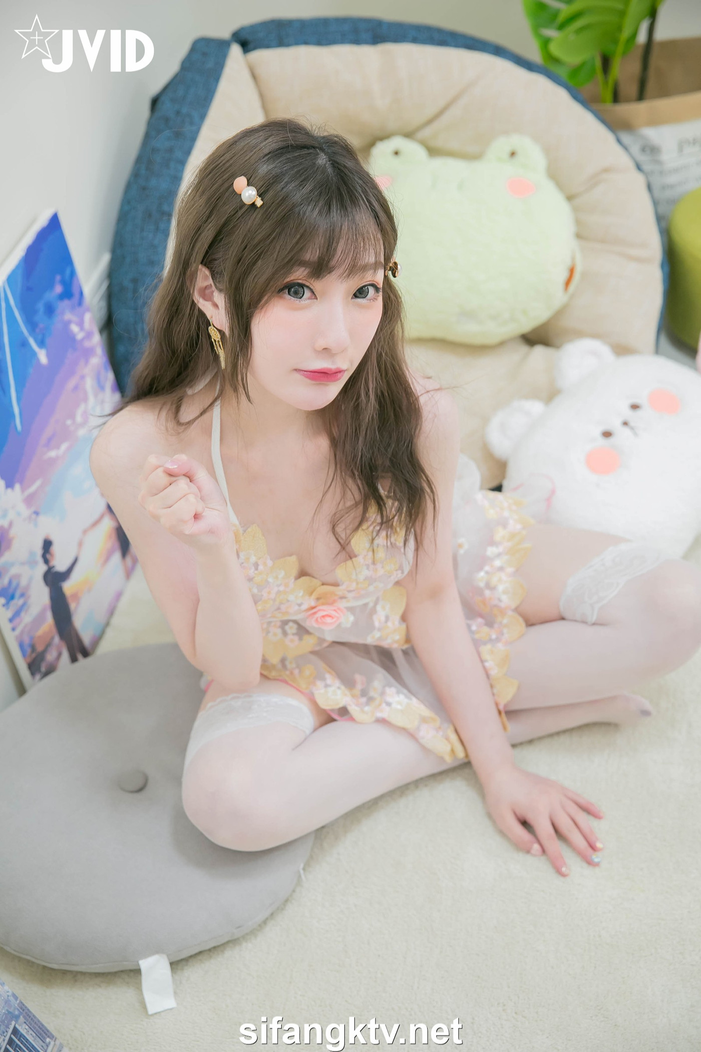 JVID 璃奈酱 Rina 天女召唤 裸衣天女的情色选择题 Set.01
