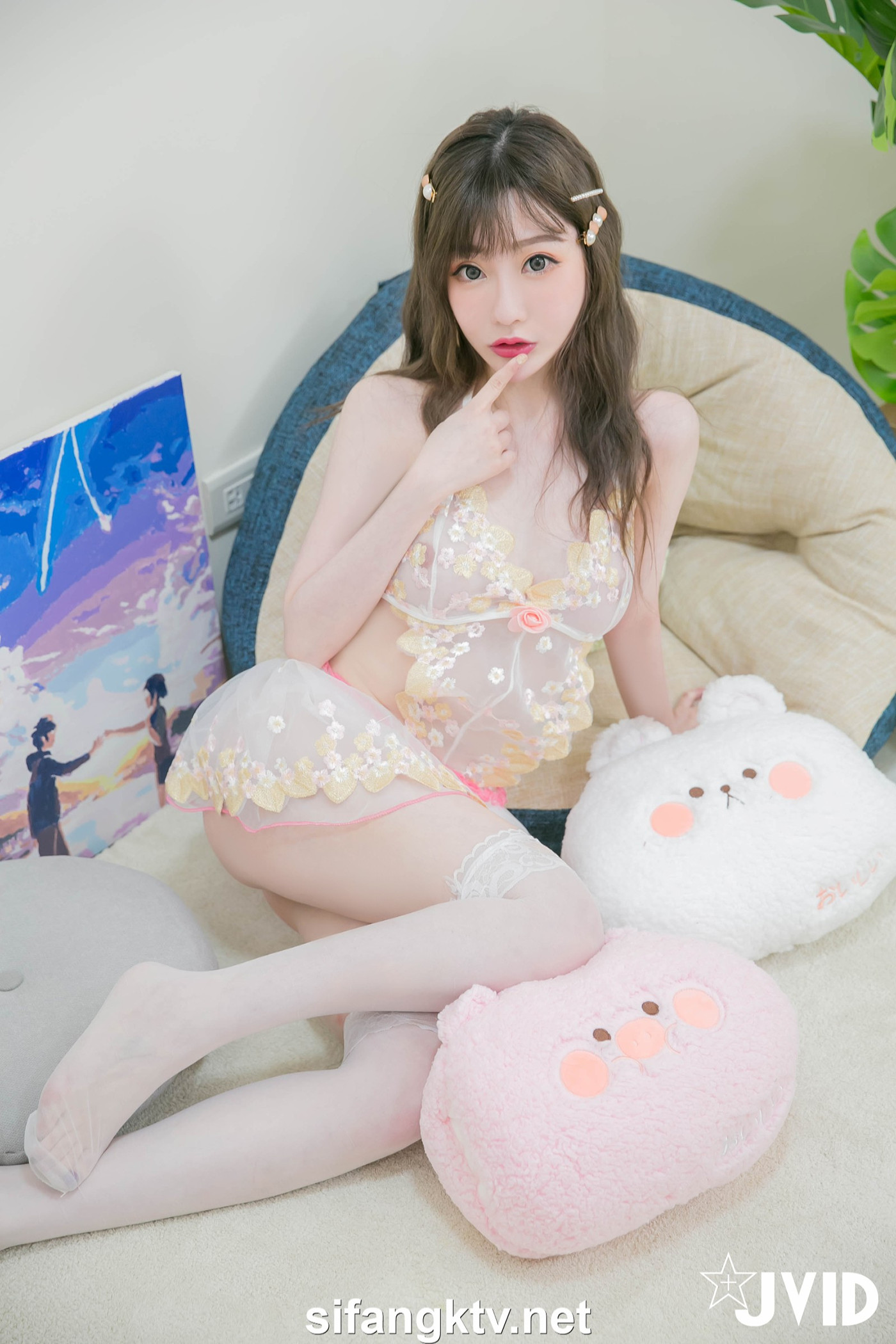 JVID 璃奈酱 Rina 天女召唤 裸衣天女的情色选择题 Set.01(40P)