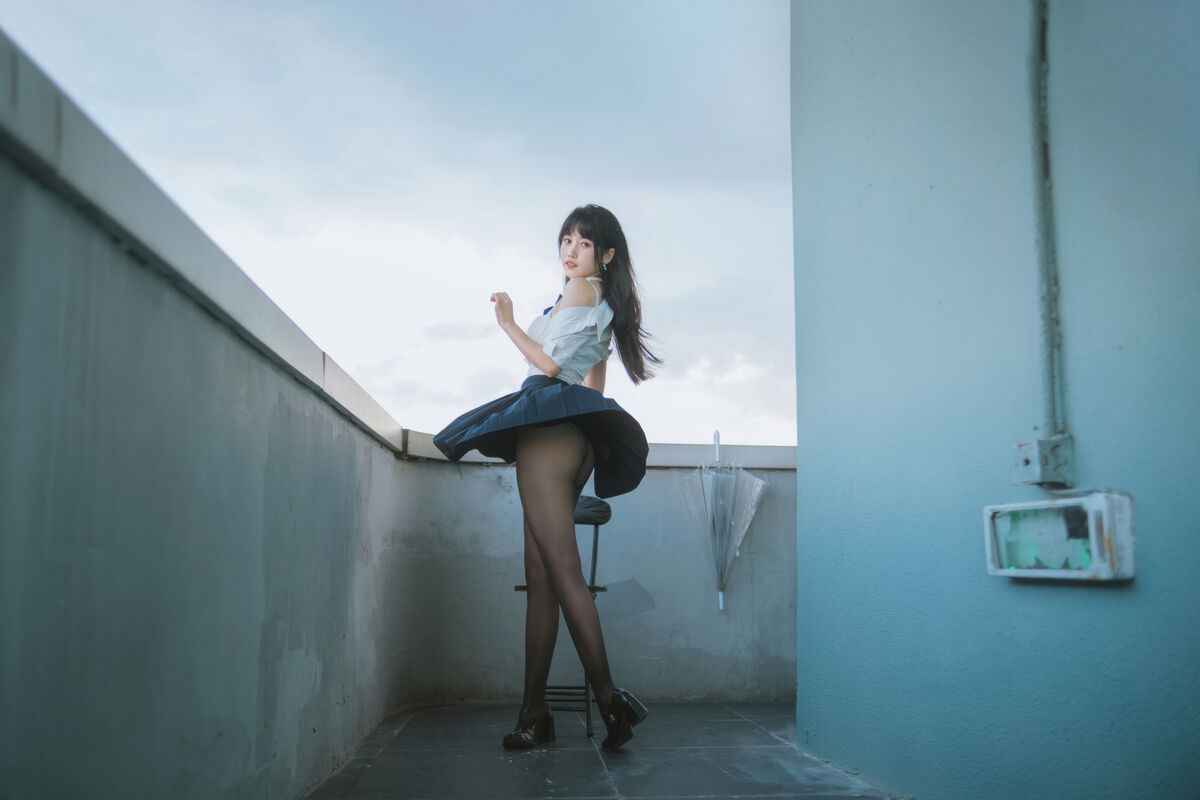 Coser@不呆猫 – JK学妹户外 (60P)