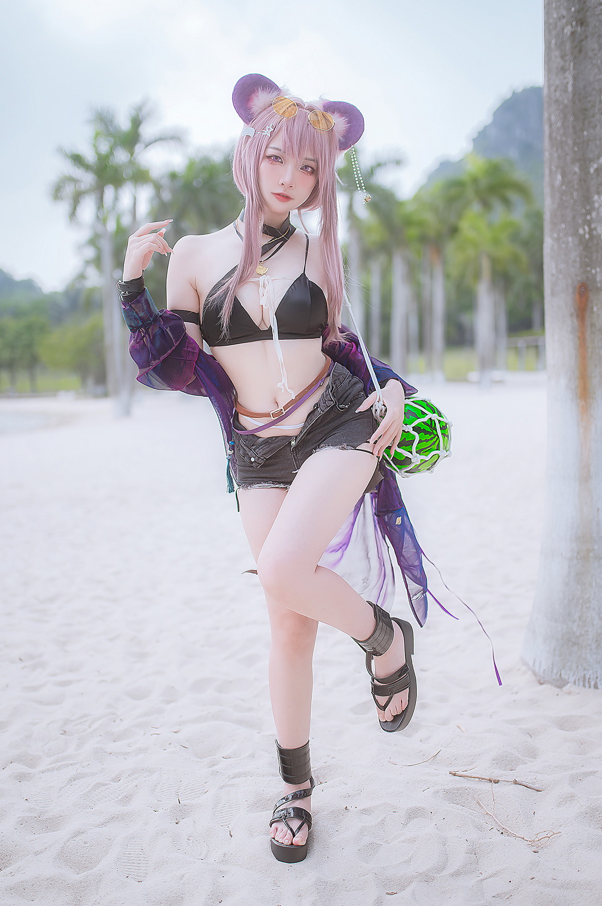 Cosplay 二佐Nisa 《泰拉夏日纪事》 佐佐林雨霞(45P)