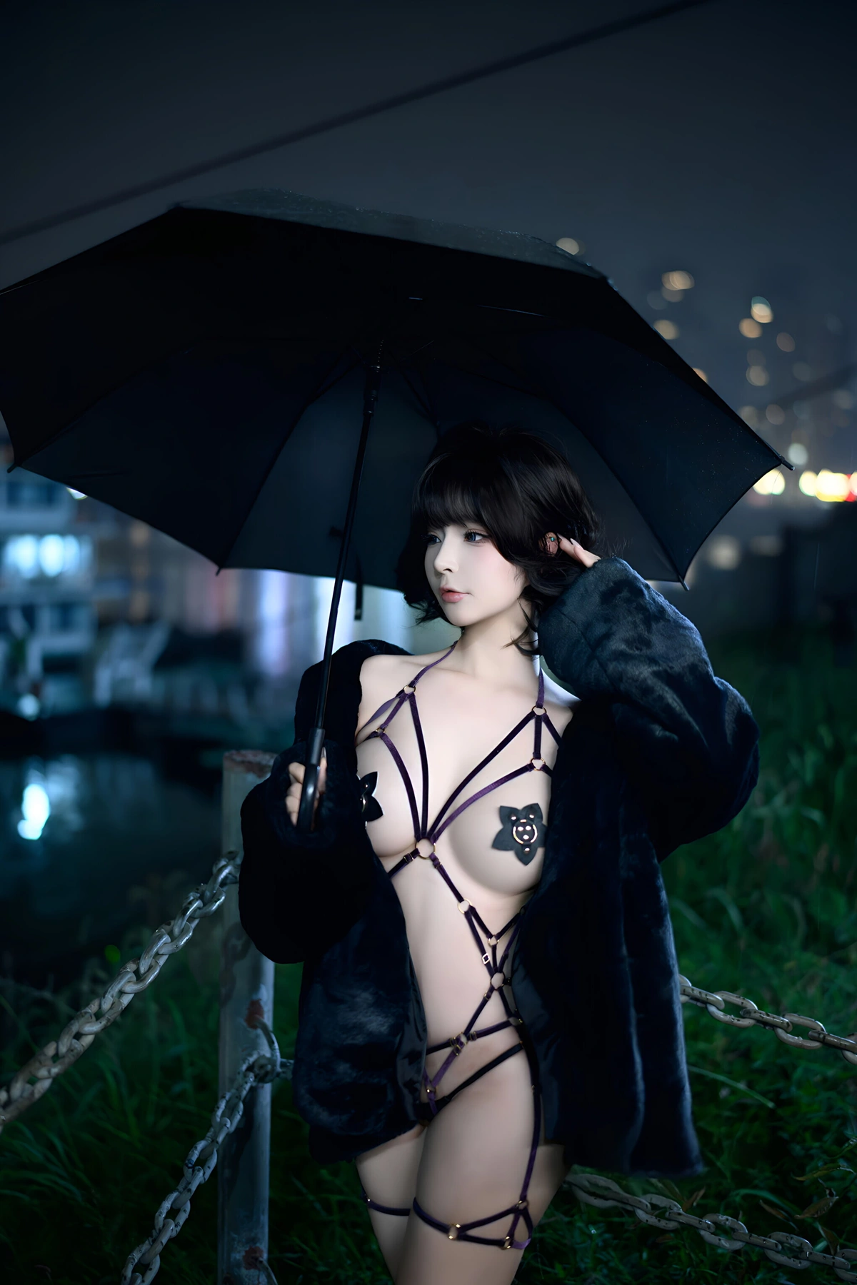 Cosplay Yuuhui玉汇 – 夜游轮渡 Set.01