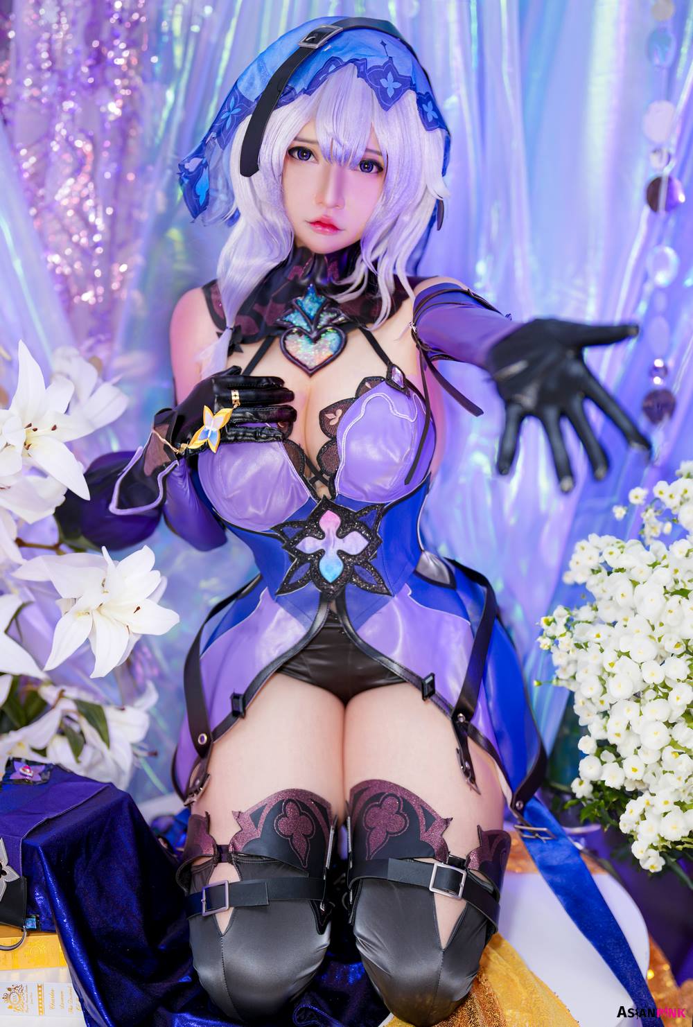 Coser @Potato Godzilla – Black Swan Cosplay (Honkai Star Rail)