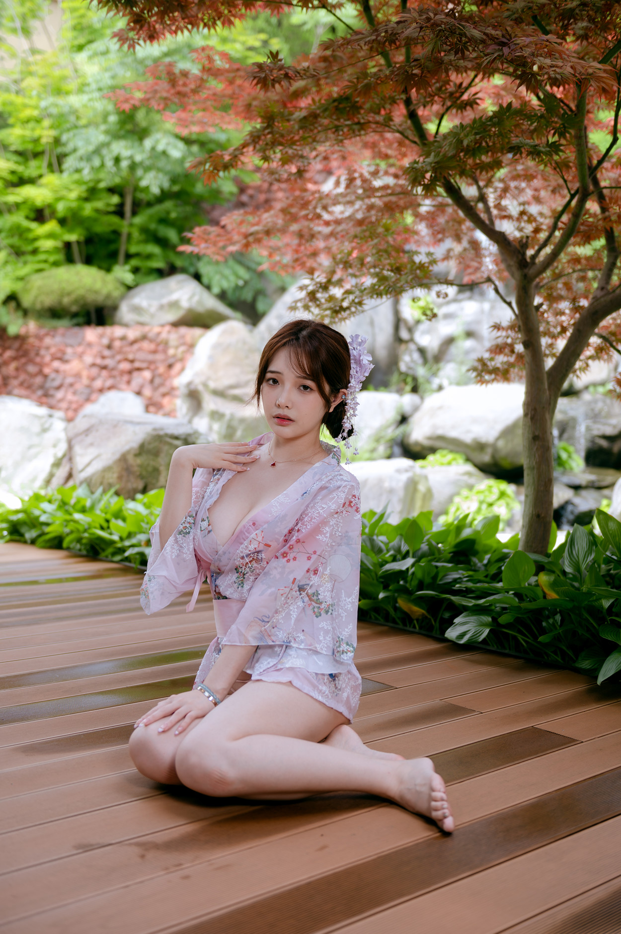Cosplay 雯妹不讲道理 和风庭院 Set.02