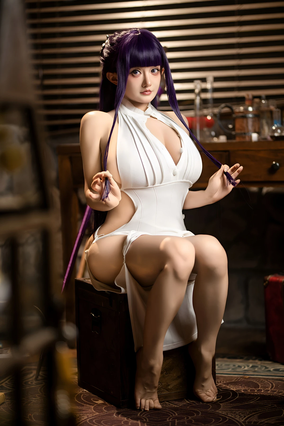 Cosplay 虎牙古阿扎 – 菲伦 Set.02