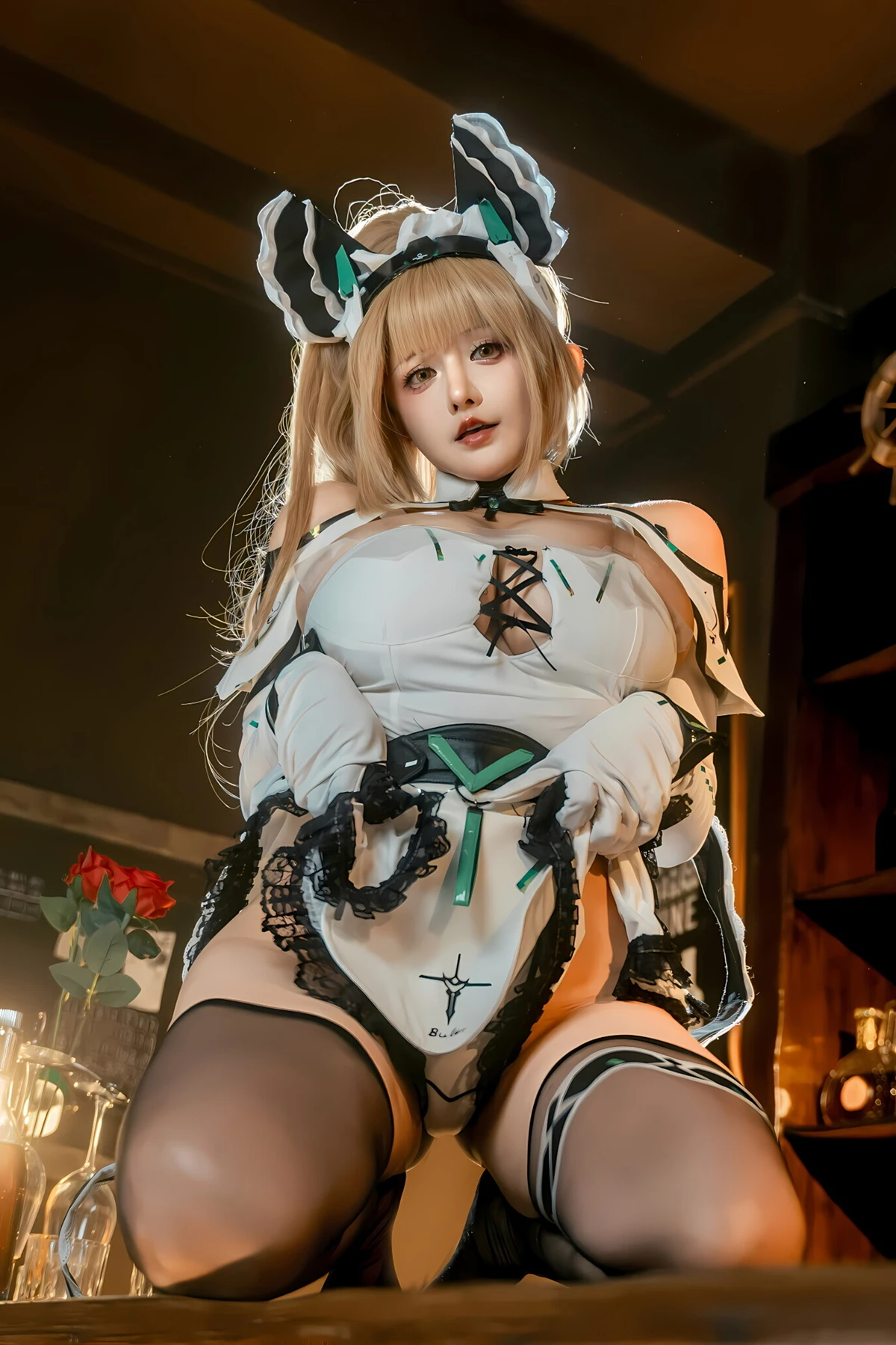 Cosplay 虎牙古阿扎 – 交错战线 布尔特根