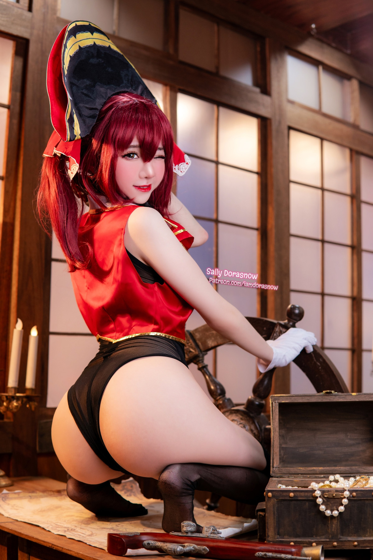 Cosplay Sally多啦雪 – Houshou Marine 宝鐘マリン