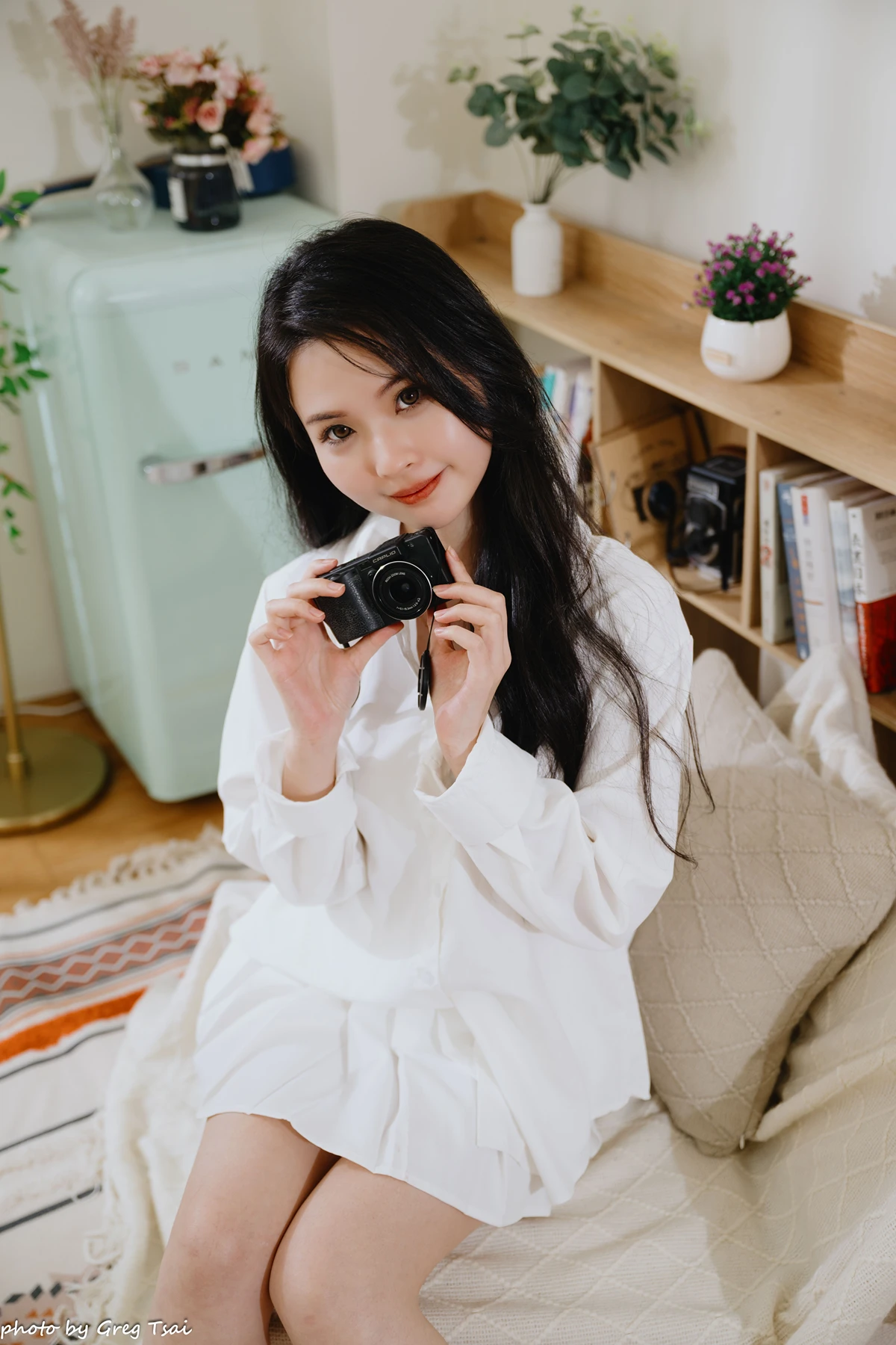 Cosplay 米浆 – 卧室百褶裙 Set.01