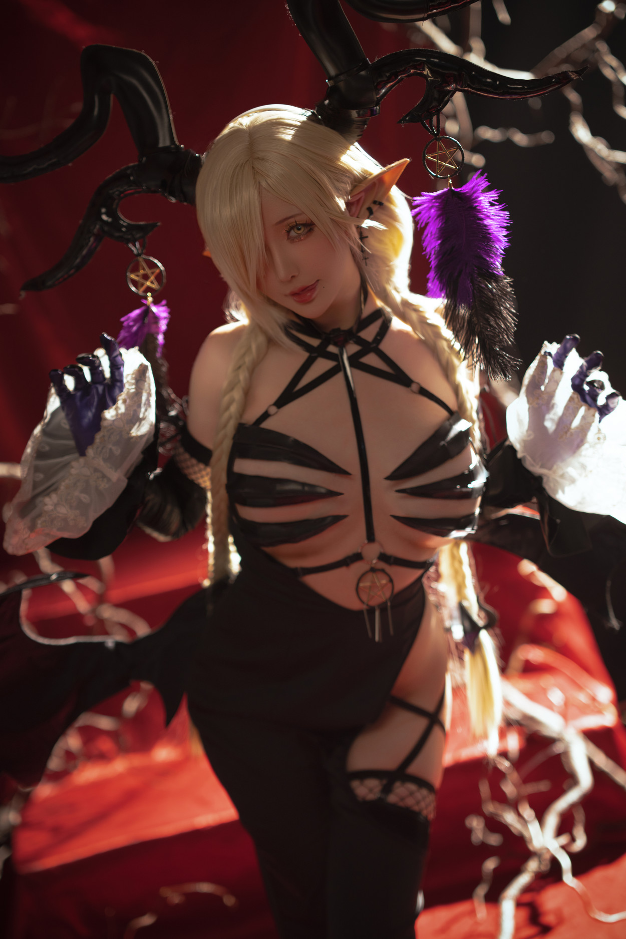 Cosplay 星之迟迟Hoshilily 2024 万圣节尾张 Set.04(40P)